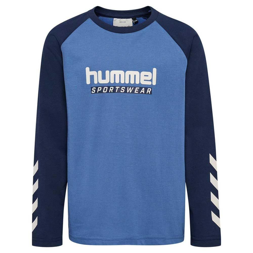 hummel Logo Long Sleeve T-Shirt 158-164 cm Blue