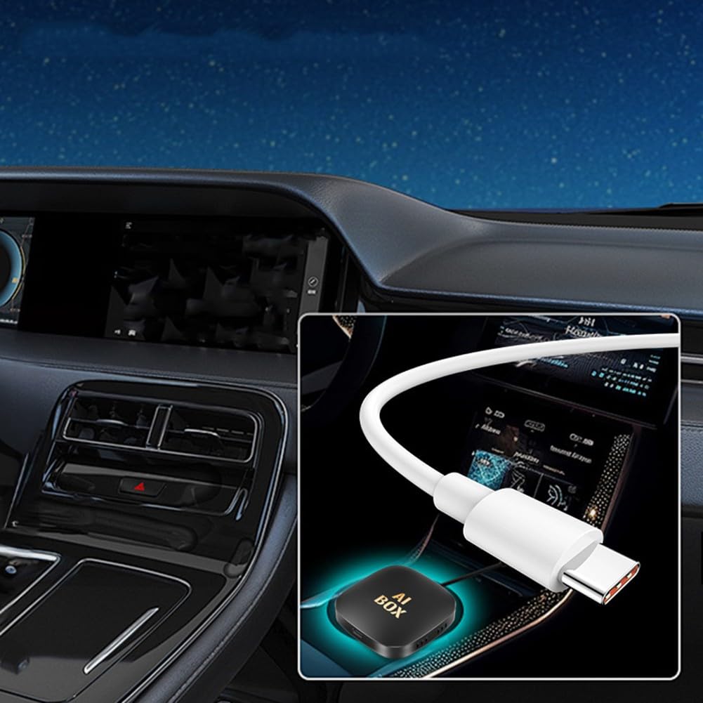 Adaptador inalámbrico para CarPlay AI Box 13, 2 GB + 16 GB con 5.0, enlace de espejo y para conexión automática con cable para CarPlay