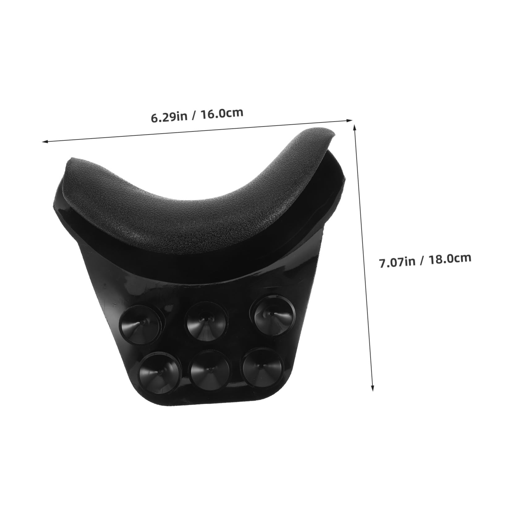 SOLUSTRE Silicone Neck Cushion for Shampoo Bowl Easy-clean Design for Comfortable Hair Washing Experience