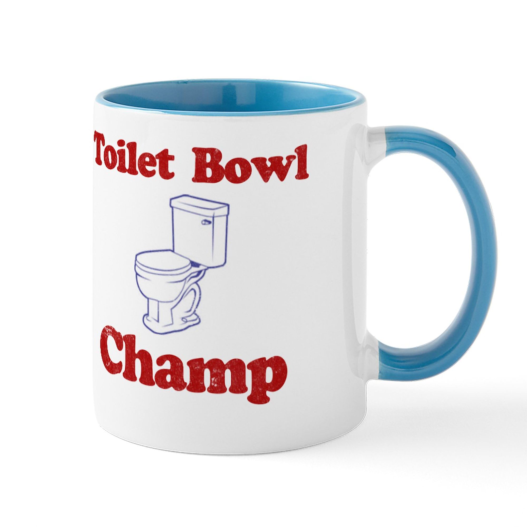 CafePress Toilet Bowl Champ Fantasy Football Lose Mug 11 oz (325 ml) Ceramic Coffee Mug