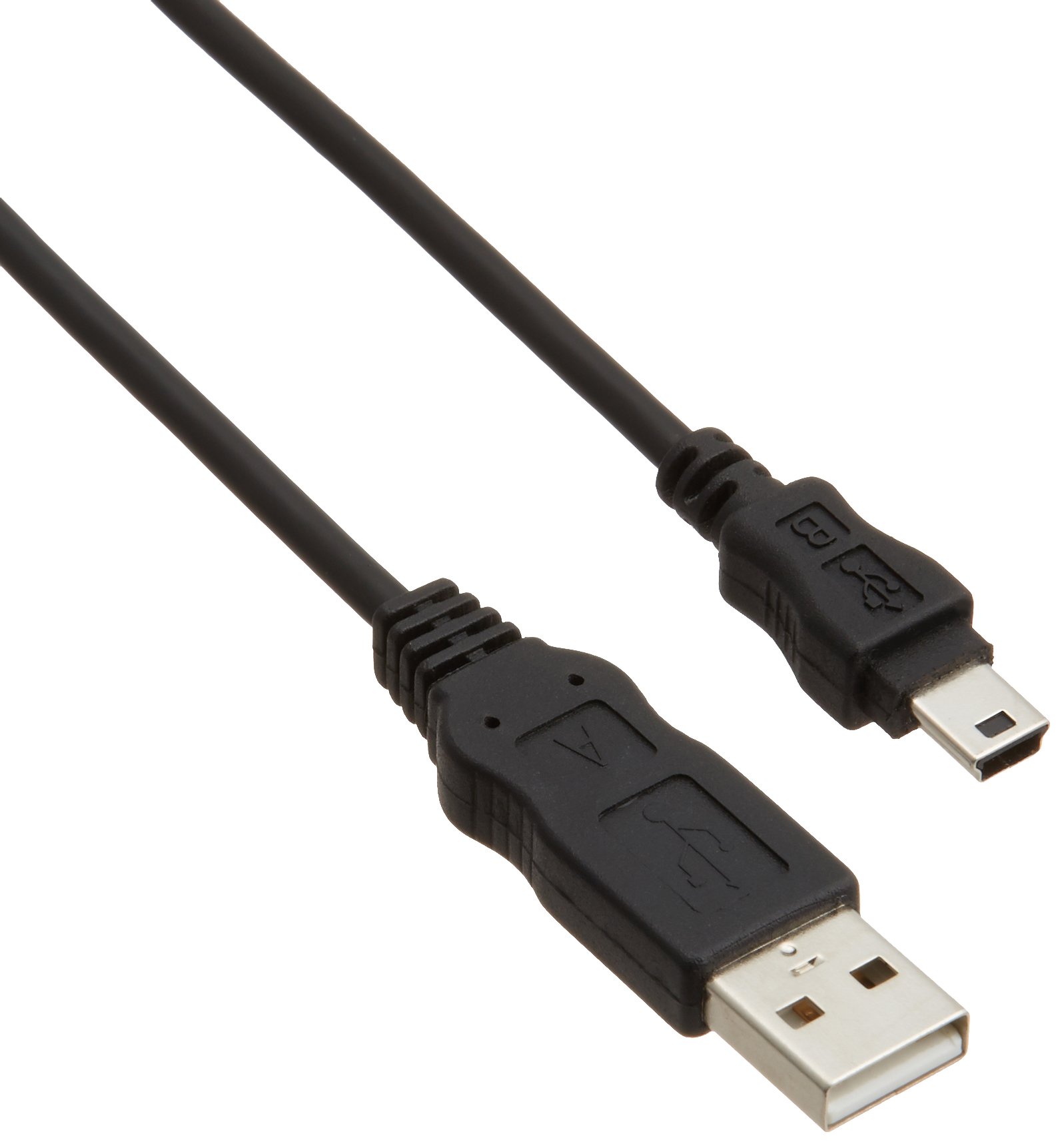 ???? Elecom USB-ECOM505 USB Cable, Mini B, USB 2.0 (USB A Male to Mini B Male), RoHS Compliant, 1.6 ft (0.5 m), Black