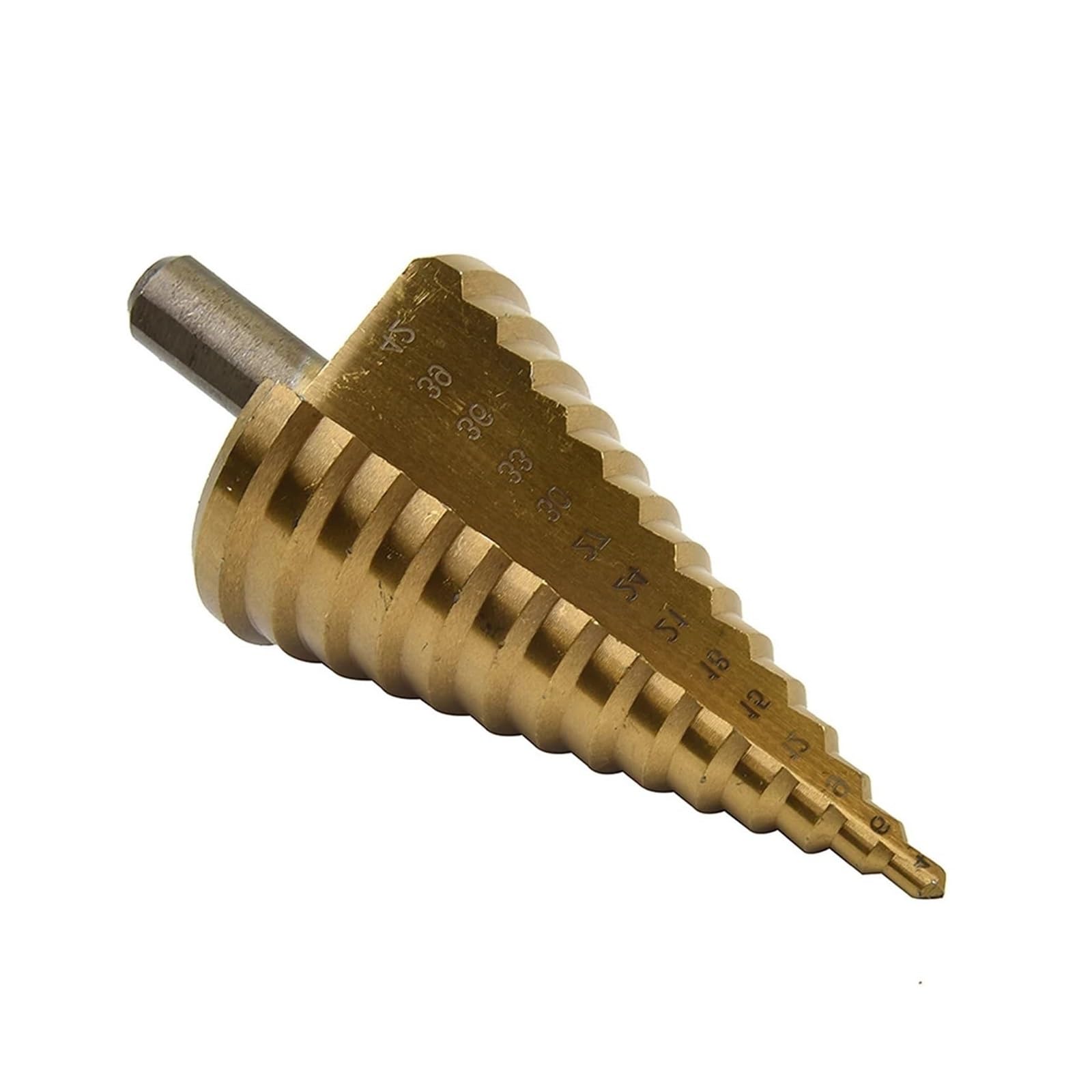Wiertła do metalu, Wiertło spiralne z rowkiem stopniowym, Wiertło stopniowe 4 42 mm, Stożkowe wiertło stalowe, Frez do otworów w metalu