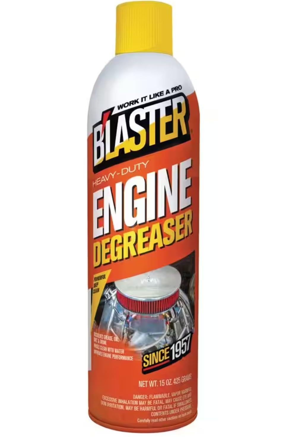 Blaster Engine Cleaner and Degreaser, 15 Ounces, Pack of 6