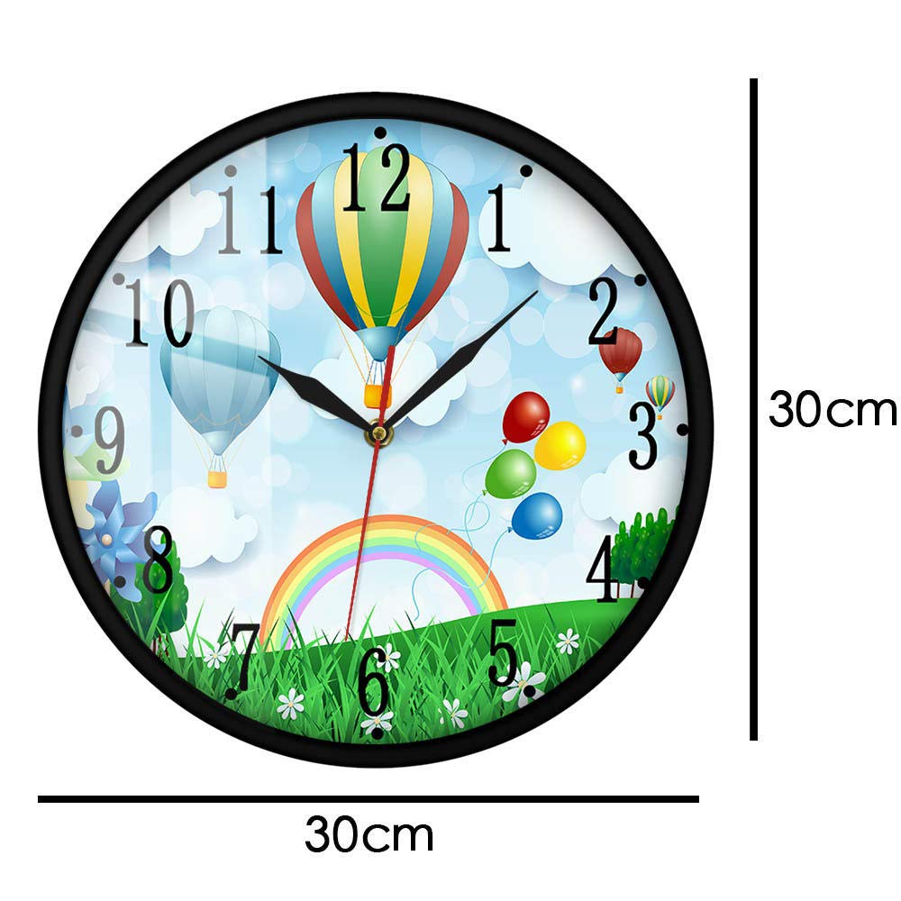 Horloge murale silencieuse à queue de chat créative et tendance