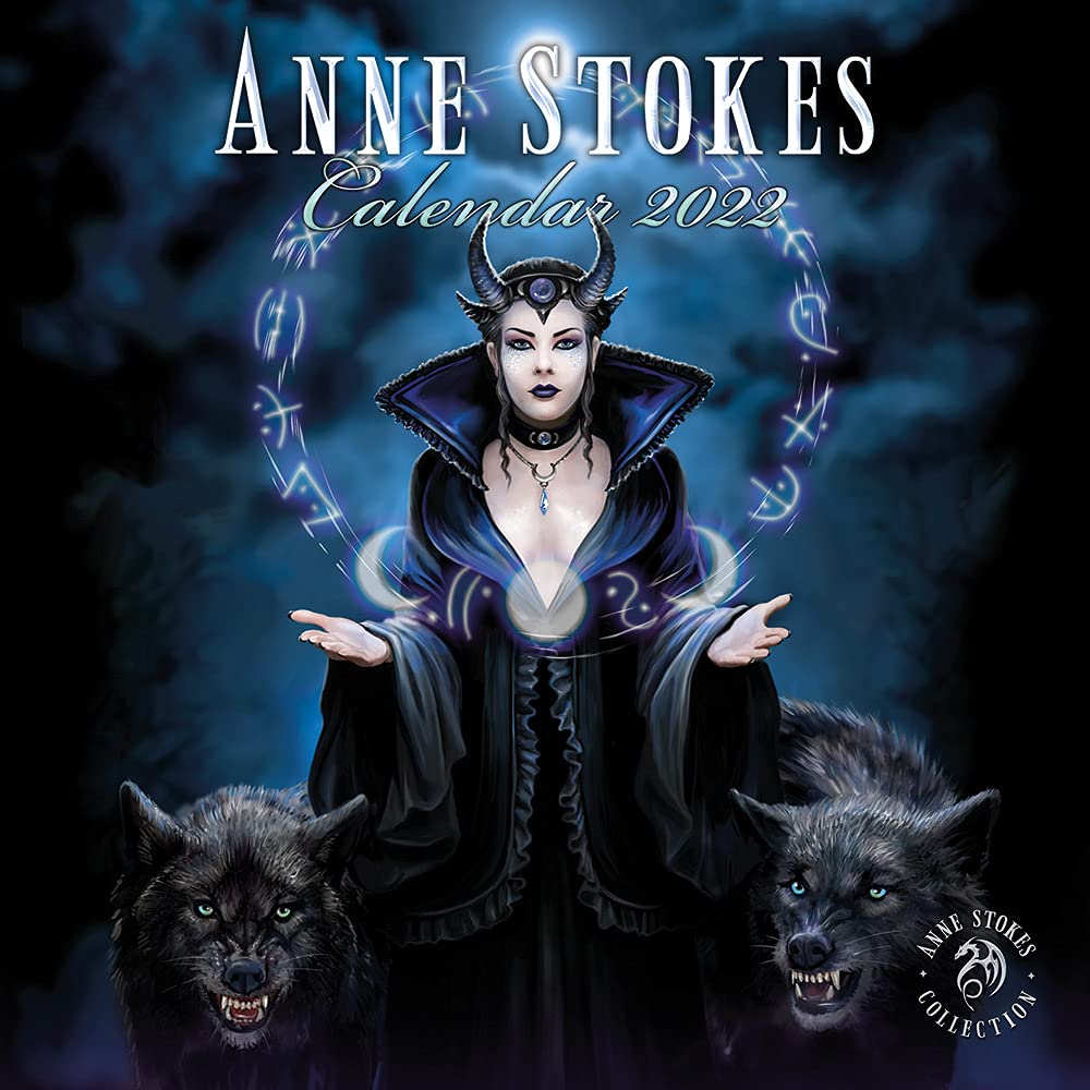 Buy Anne Stokes Calendar 2022 Month To A View Family Planner 30cm X