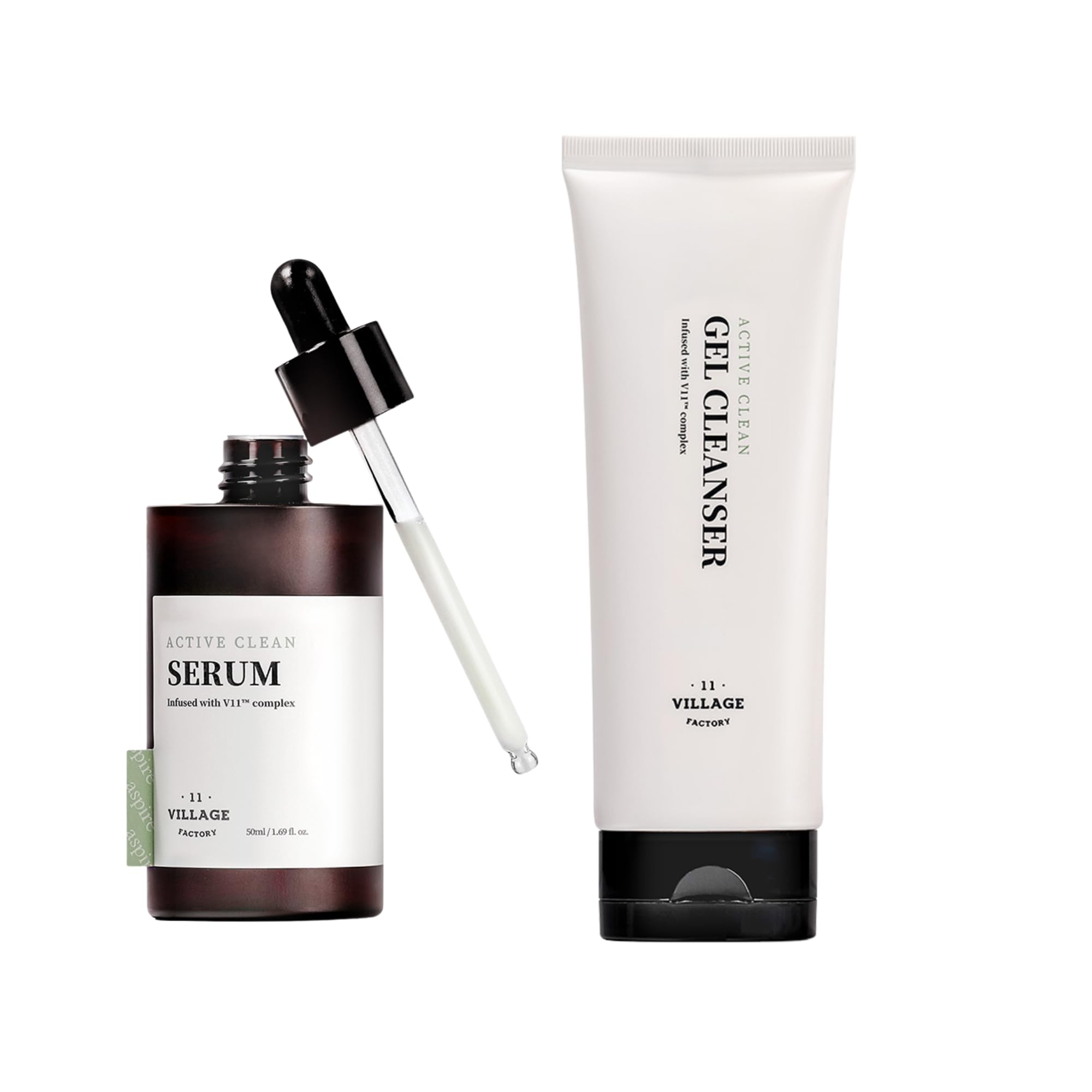 Active Line Bundler with Face Cleanser and Face Serum for Acne Treatment