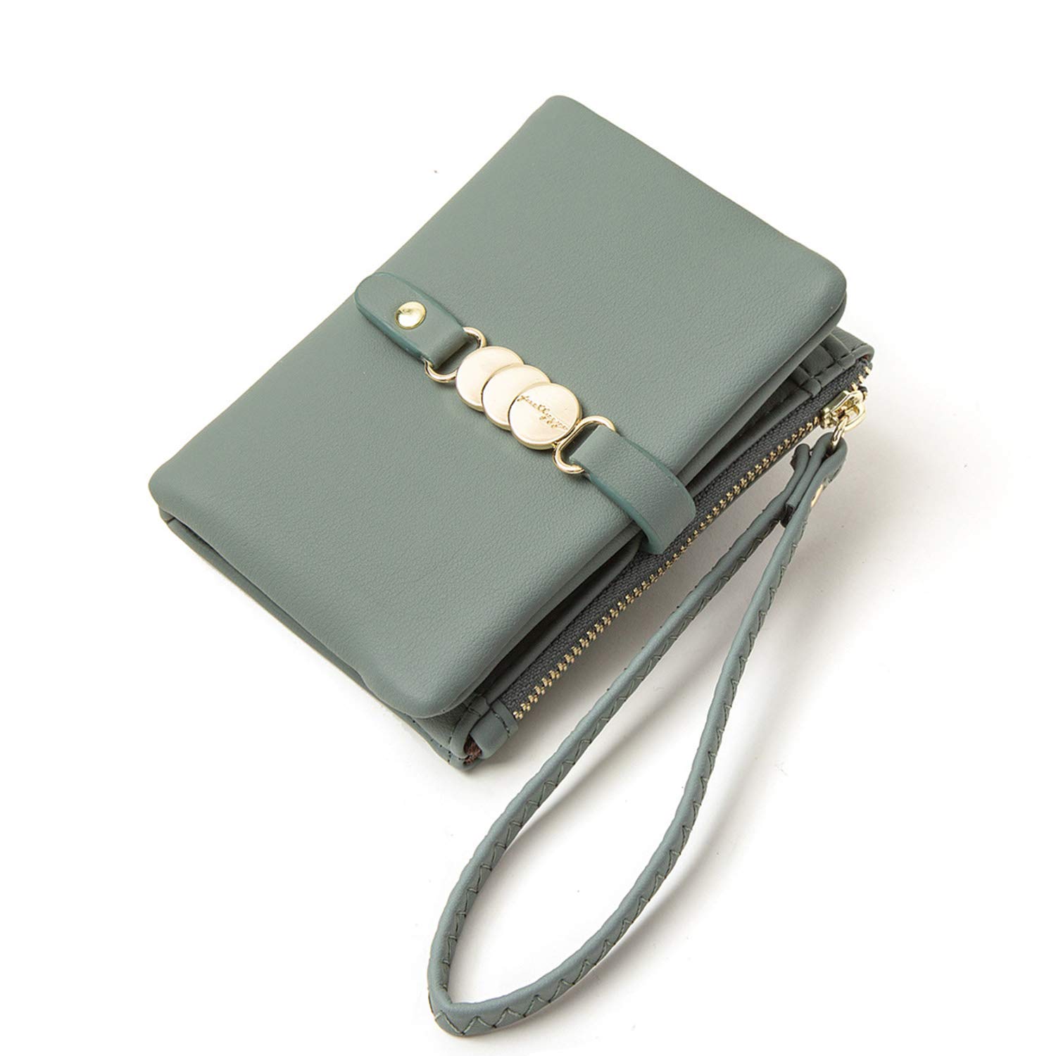 AOXONEL Womens Wallets Small Bifold Wristlet,Ladies Wallets for Card Coin,Change Purse with Wrist Strap | Small, Bifold, Wristlet, Card Coin, with