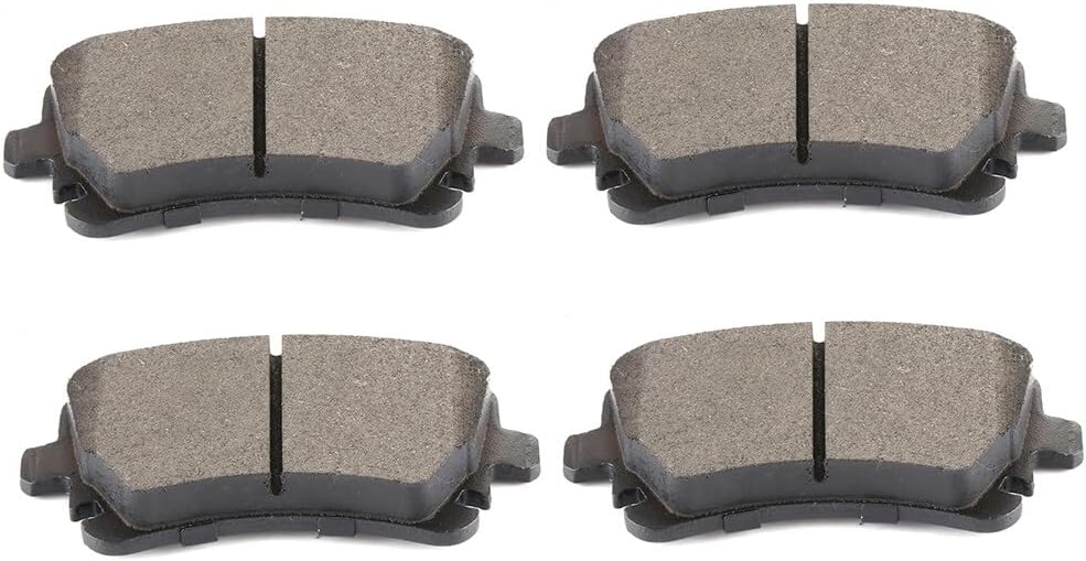 SCITOO D1018 Semi-Metal Brake Pads Kits Rear Fit For Audi 2003-2011,For Bentley 1991-2012,For Volkswagen 2004-2006