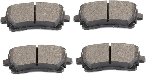 SCITOO D1018 Semi Metallic Brake Pads Kits Rear Fit For Audi 2003-2011,For Bentley 1991-2012,For Volkswagen 2004-2006