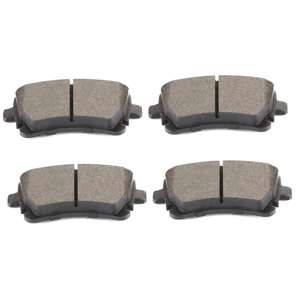 cciyu D1018 Rear Ceramic Brake Pads Kits 4pcs fit For Audi A6 Quattro,A8 Quattro,RS4,RS6,S4,S6,S8,91-12 Bentley Continental,04-06 For VW For Phaeton