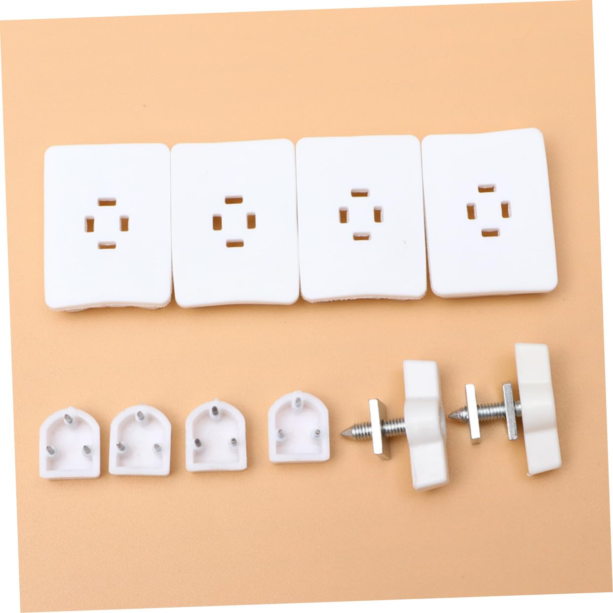 Mipcase Separador de Armario Extensible de Plástico Blanco 50-80cm, 10 Kg