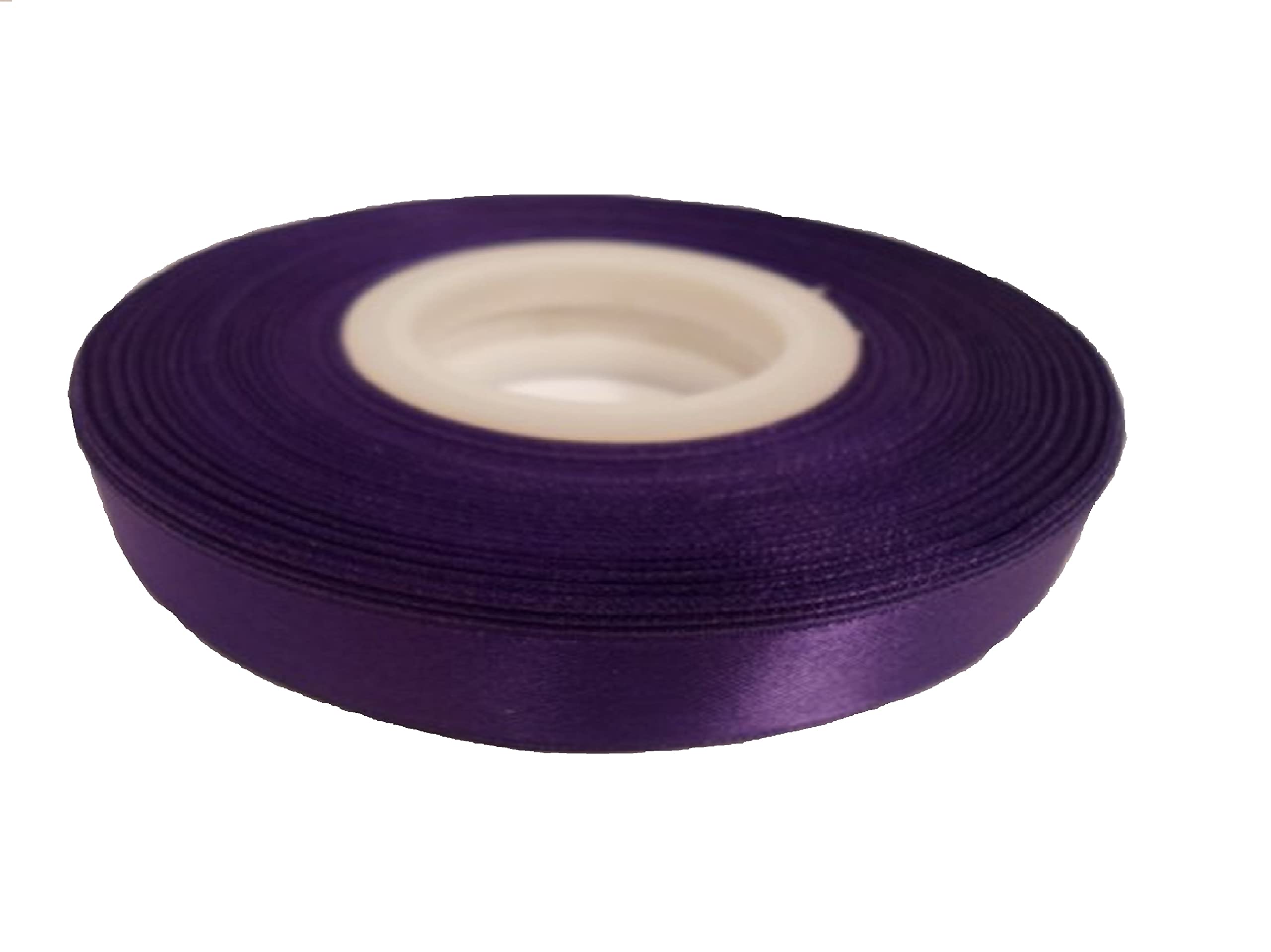 Double Sided Satin Ribbon Size 25mm x 10 Meters, Perfect for Gifts Wrap Sew Party, Decorations Events Dress Wedding Christmas Crafts, Bows Car, DIY, Bouquets, Cake More (Black) — view 25