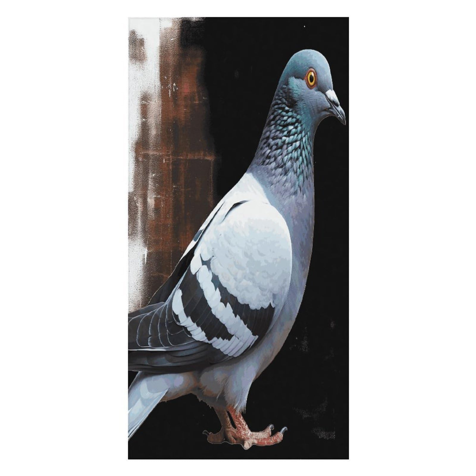 JTREHY Pigeon Beach Towel Extremely Soft Oversized Towels Lightweight Sports Absorbent Bath Towel Suitable 160"x80" for Swimming Camping Beach