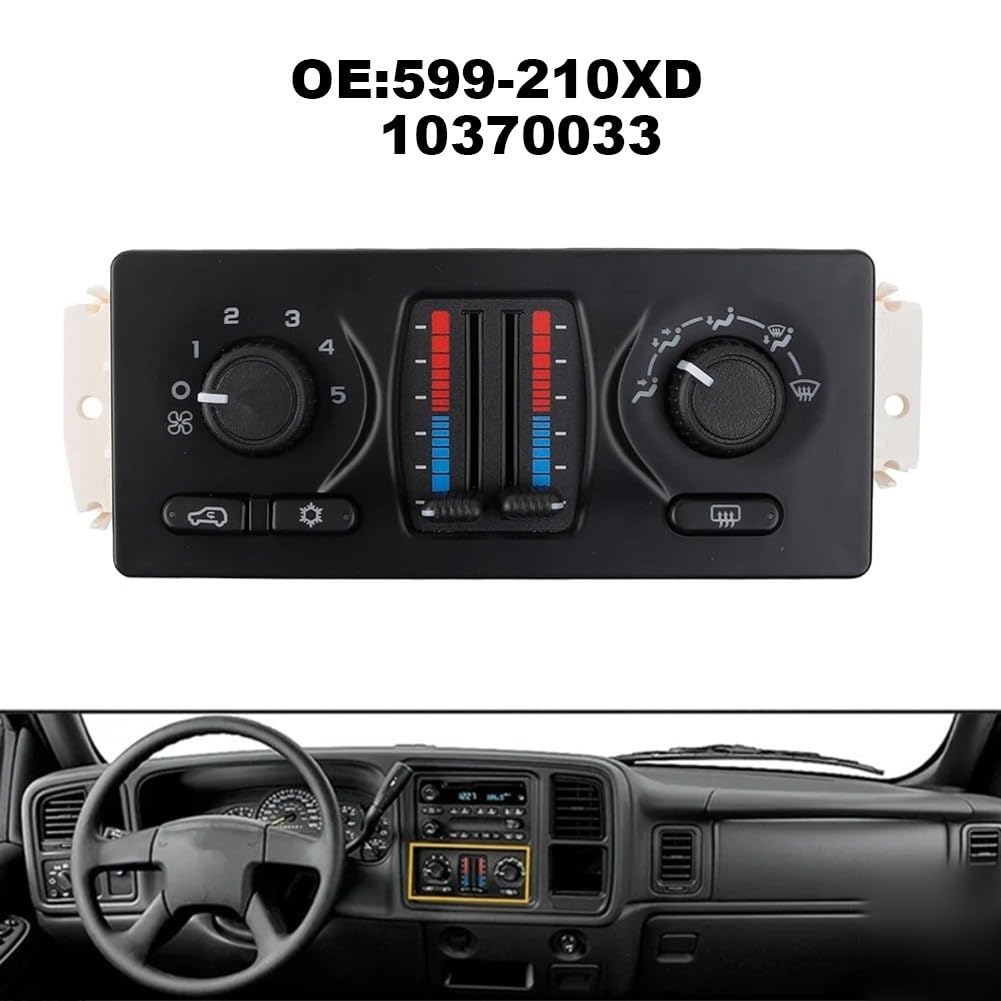 Pulsante Climatizzatore AC per Chevy Avalanche 599-210XD