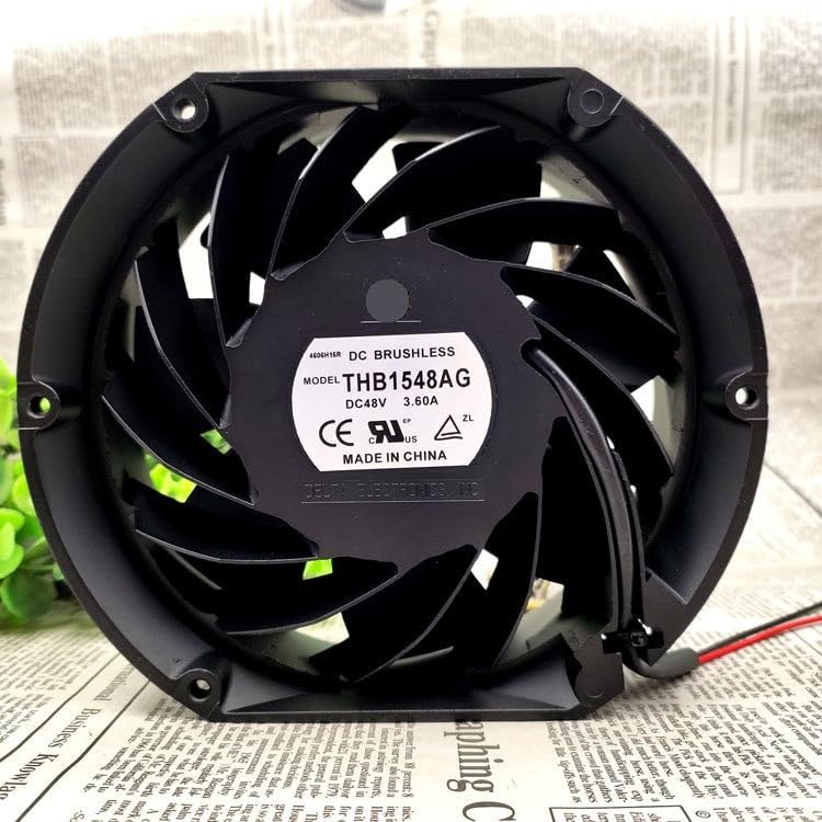 for THB1548AG DC 48V 3.60A 172×150×51mm 17CM High Airflow Booster Fan for Automotive & Industrial Use(4 Wire E3)