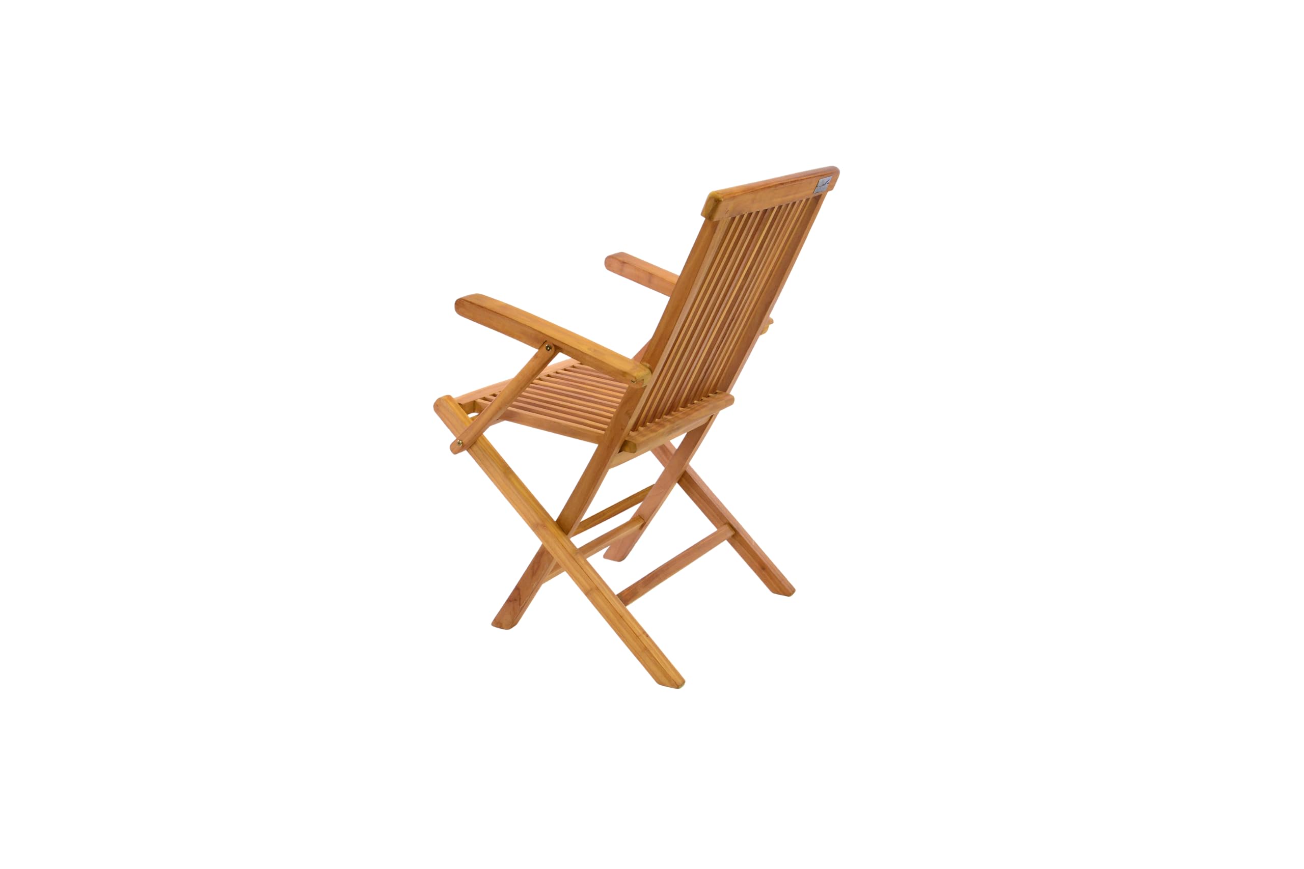 Divero Klappstuhl Ravenna Teakholz Braun