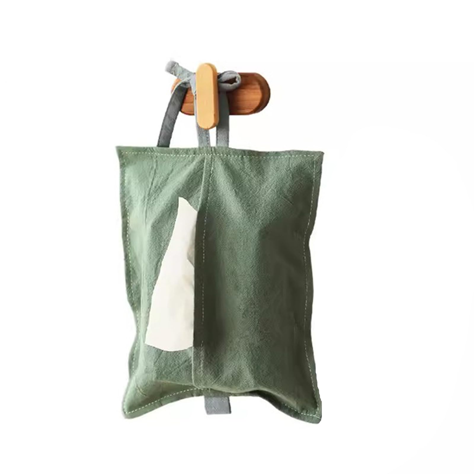 Fabric Tissue Dispenser Hanging Bag Perfect for Kitchen Counter Decoration Living Room Tissue Bag