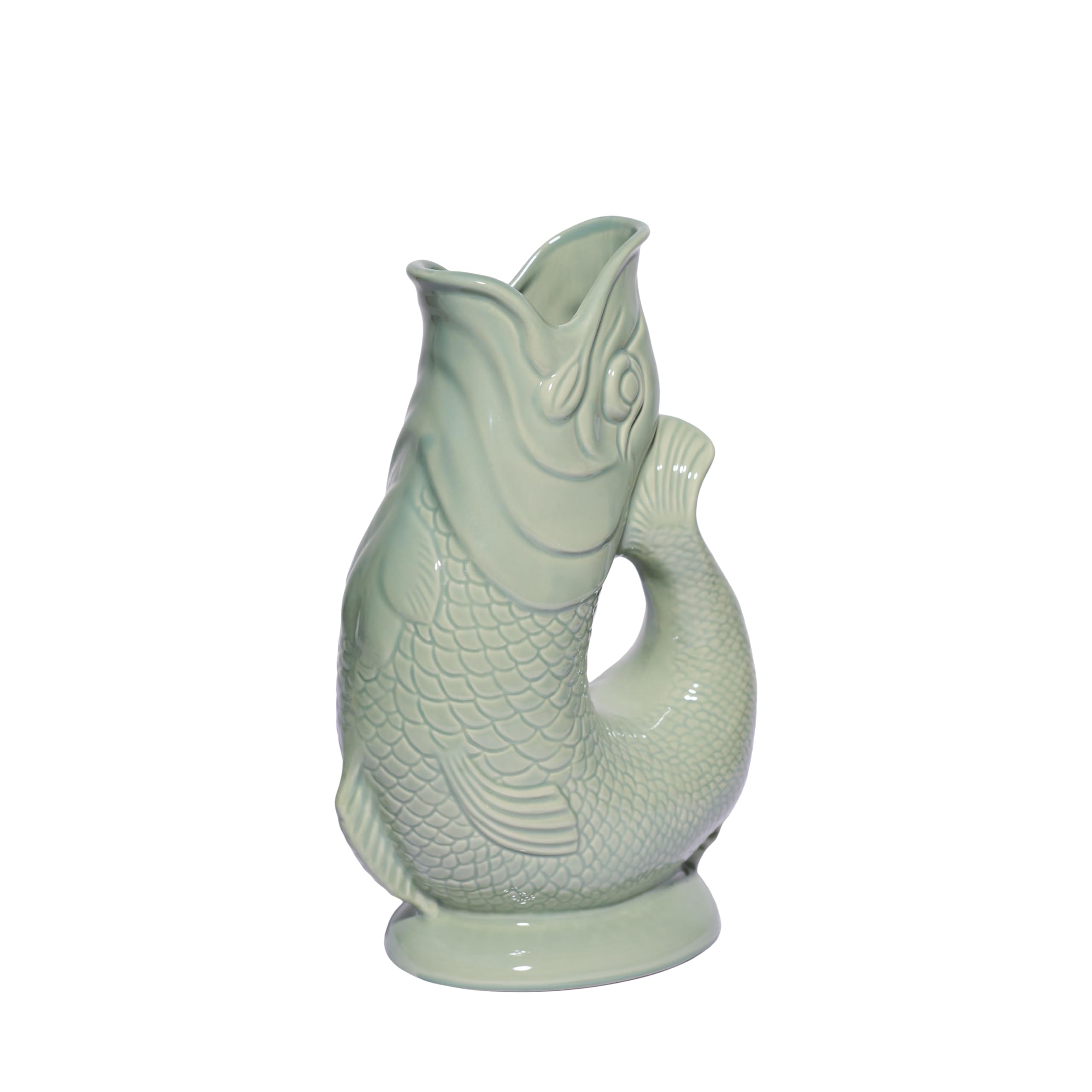 Caraffa da gluggle a tema country verde salvia (extra large)