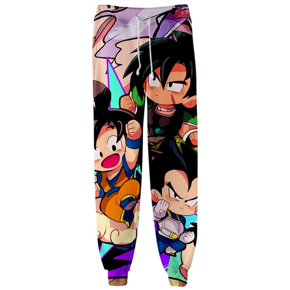 Unisex Adults Teens 3d Jogger Pants Dragon Ball Goku Super