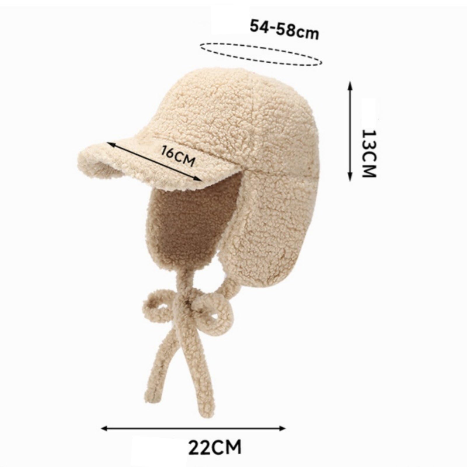 Cappellino Da Baseball Da Donna Per Ciclismo All'aperto in Pile Morbido E Caldo Con Paraorecchie Stile Lei Feng