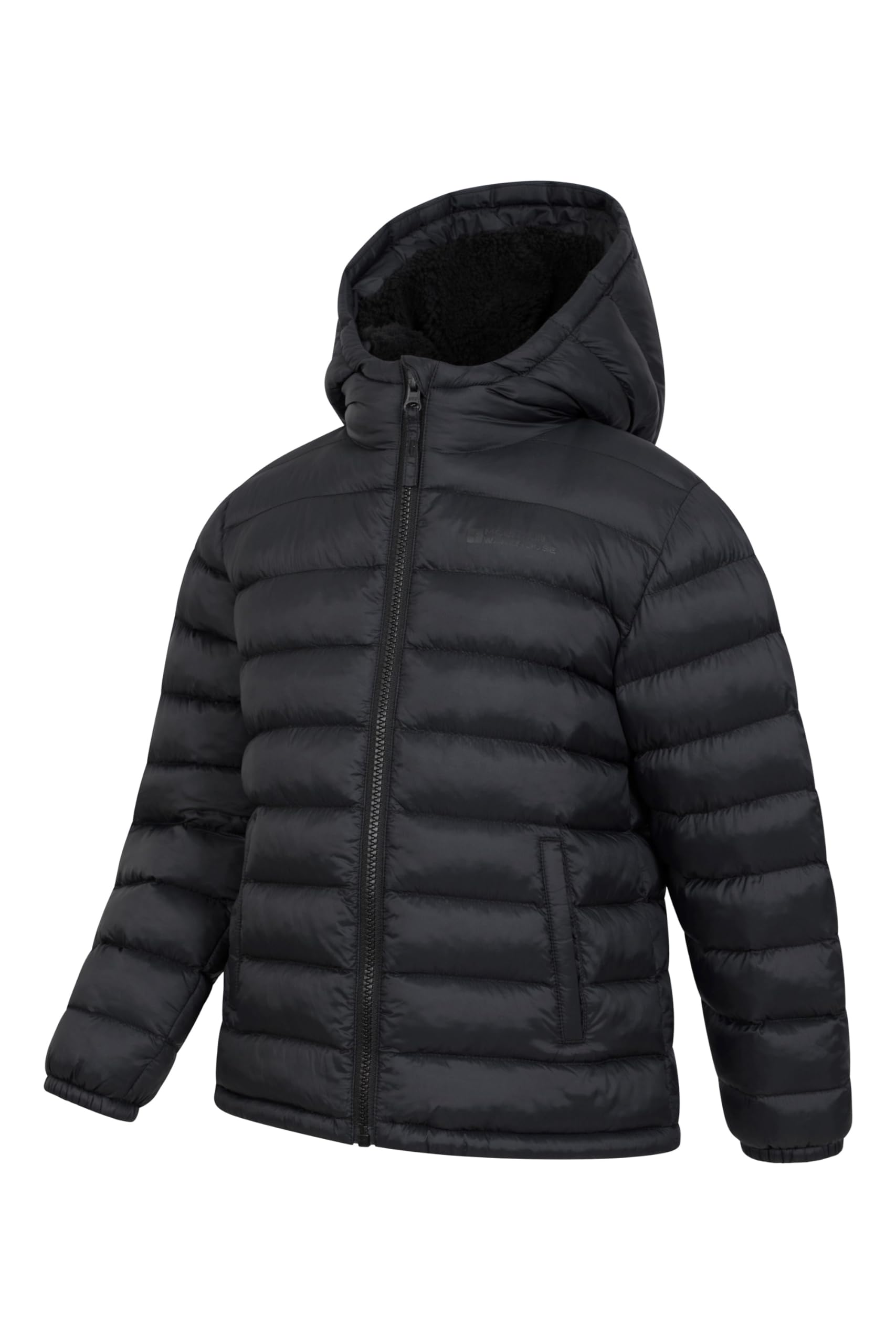 Mountain Warehouse Seasons Kinderjacke mit Fellfutter - Leichte, warme und wasserabweisende Jacke, Jungen und Mädchen - Für Herbst, Winter, Schule und Reisen