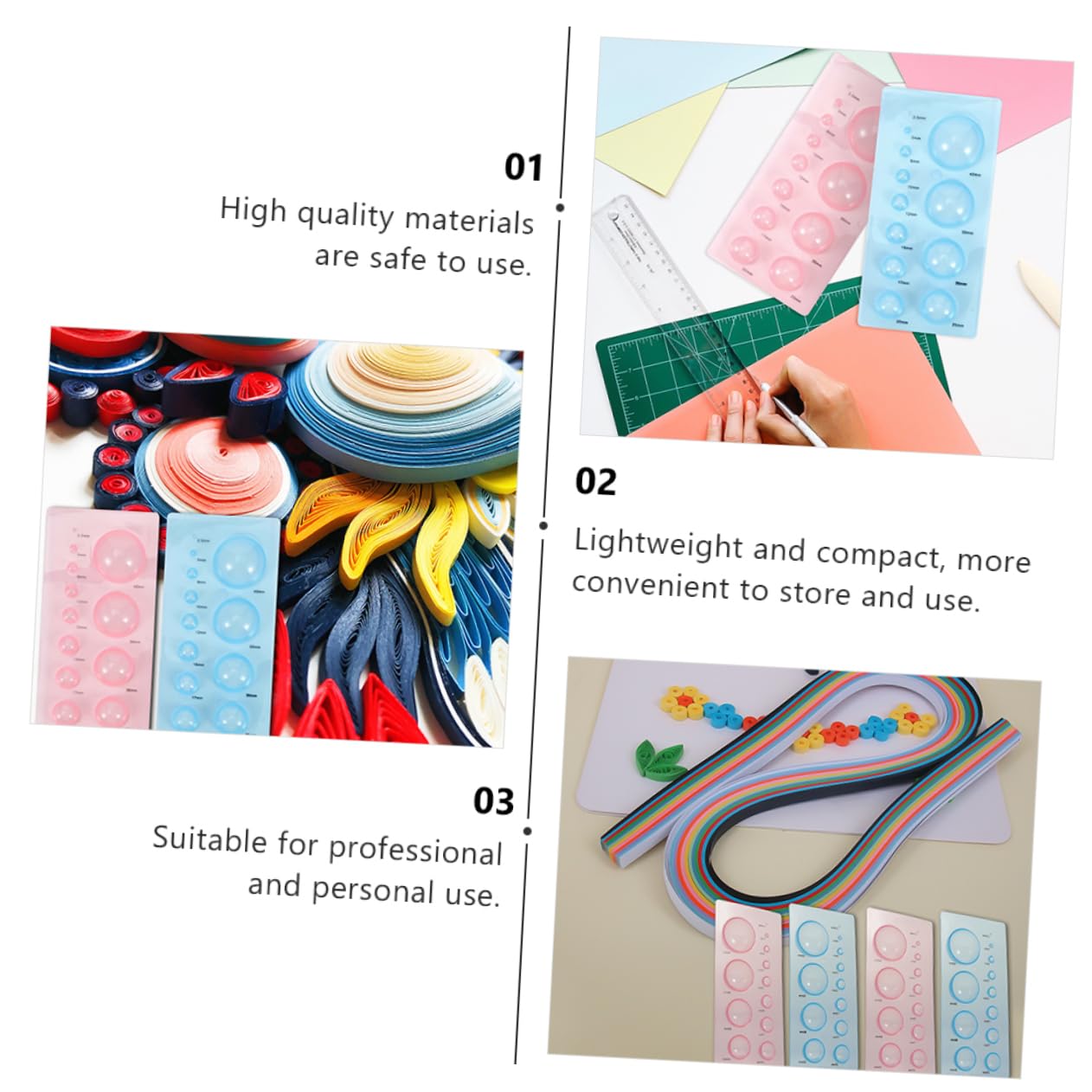SHINEOFI 12stücke Papier Quilling Werkzeug Teiliges Kugelförmige Quilling Formen Für Papierhandwerk Leicht Und Tragbar Aus Robustem Material Für Kreative Bastelprojekte Mit Kindern