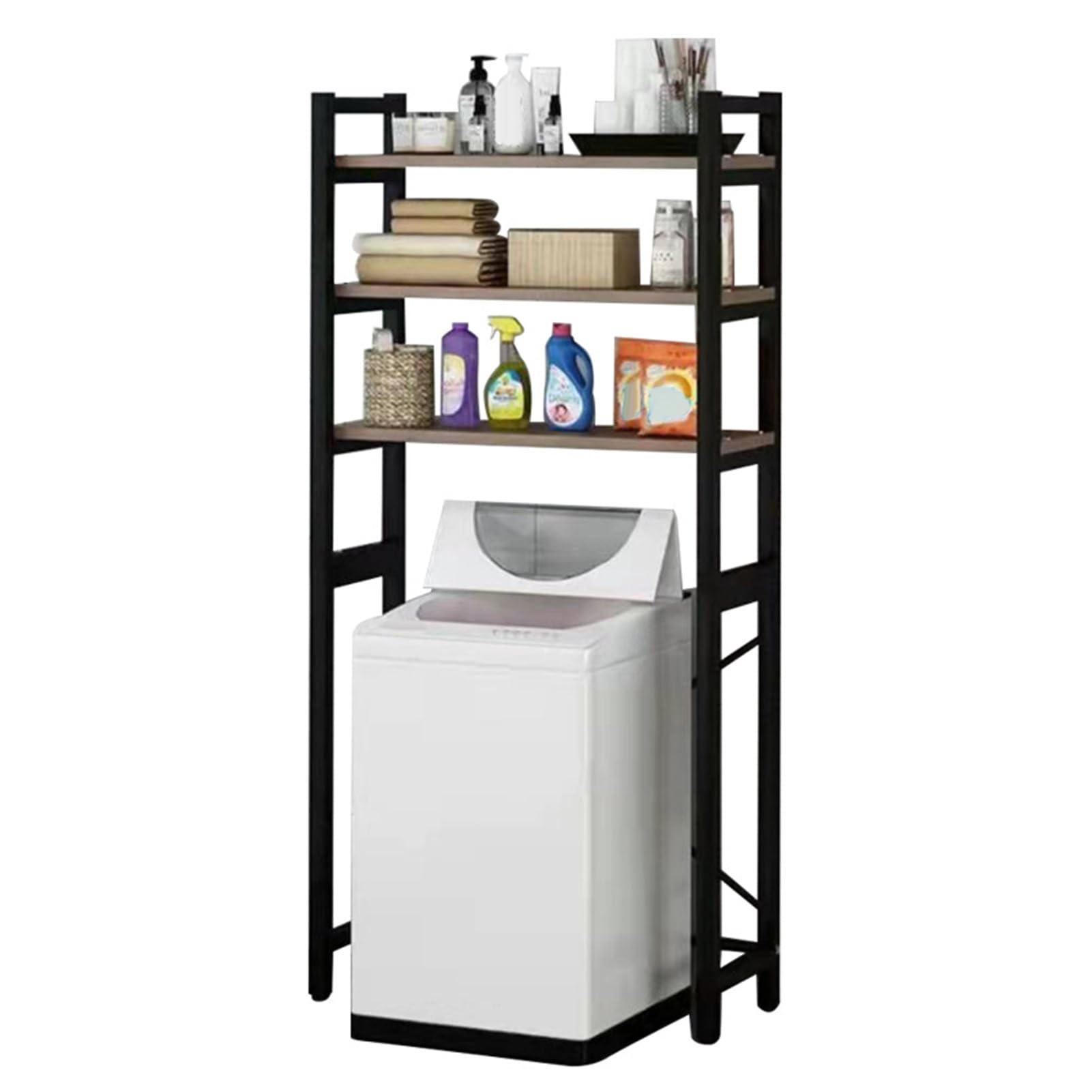 YESBAY Bathroom Sundries Storage Rack Freestanding Multi-Layer Space-Saving Bathroom Sundries Sundries Organizer Household Supplies