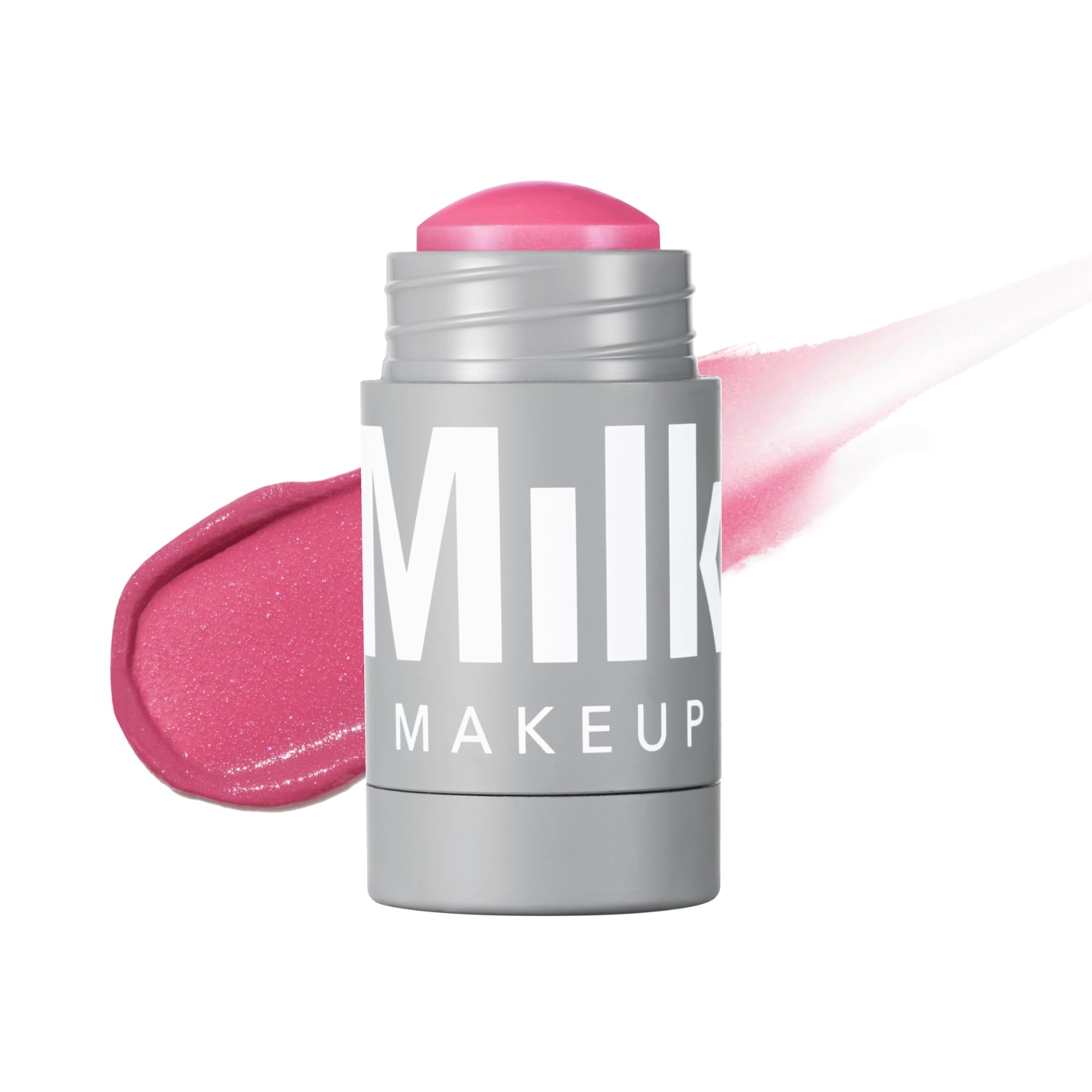 Milk Makeup Lip + Cheek, Rally (Mauve Pink Shimmer) - 0.21 fl oz - Cream Blush & Lip Colour - Buildable & Blendable - 1,000+ Swipes Per Stick - Non-Comedogenic - Vegan, Cruelty Free