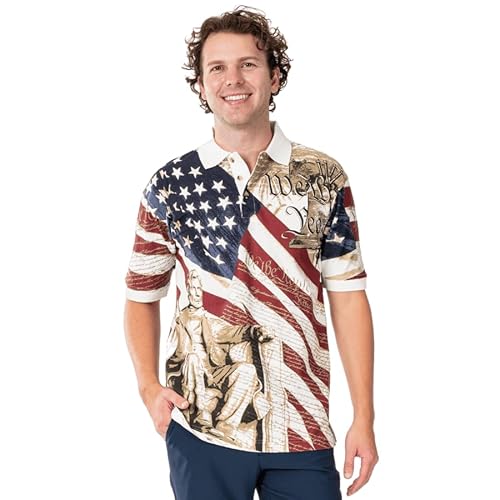 American Summer Lincoln Polo Shirt, XX-Large Natural