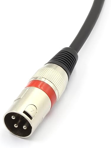Miniatura 3 de SiYear Cable de conexión de micrófono equilibrado de 15 pies - XLR macho a doble XLR hembra cable divisor de 3 pines adaptador de audio XLR-M a dos