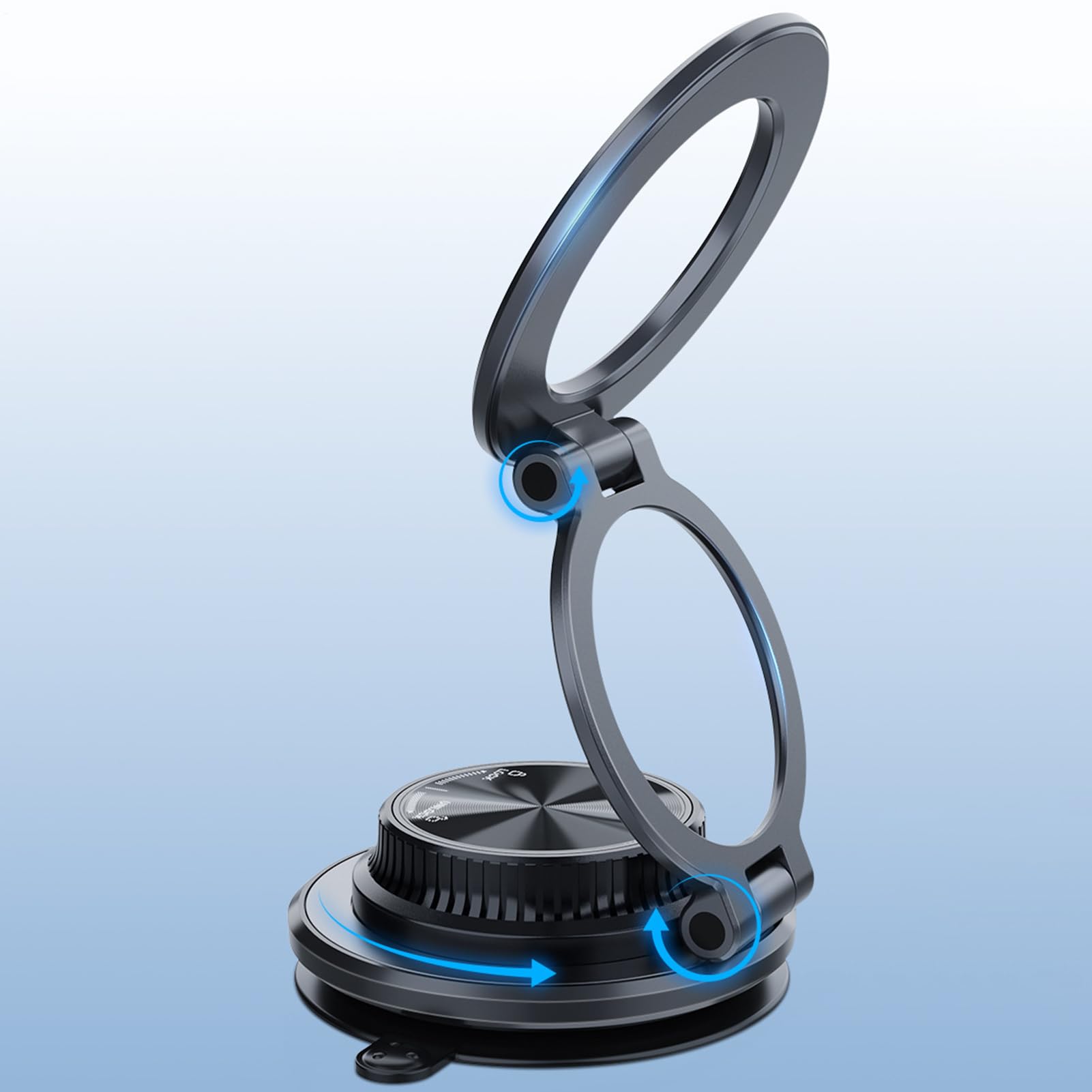 Supporto Magnetico per Telefono in Auto Compatta Regolabile ad Adesione | Montaggio Telefono Veicolare Rimovibile Per Cruscotto Parabrezza Interno Camion Vetro Specchietto