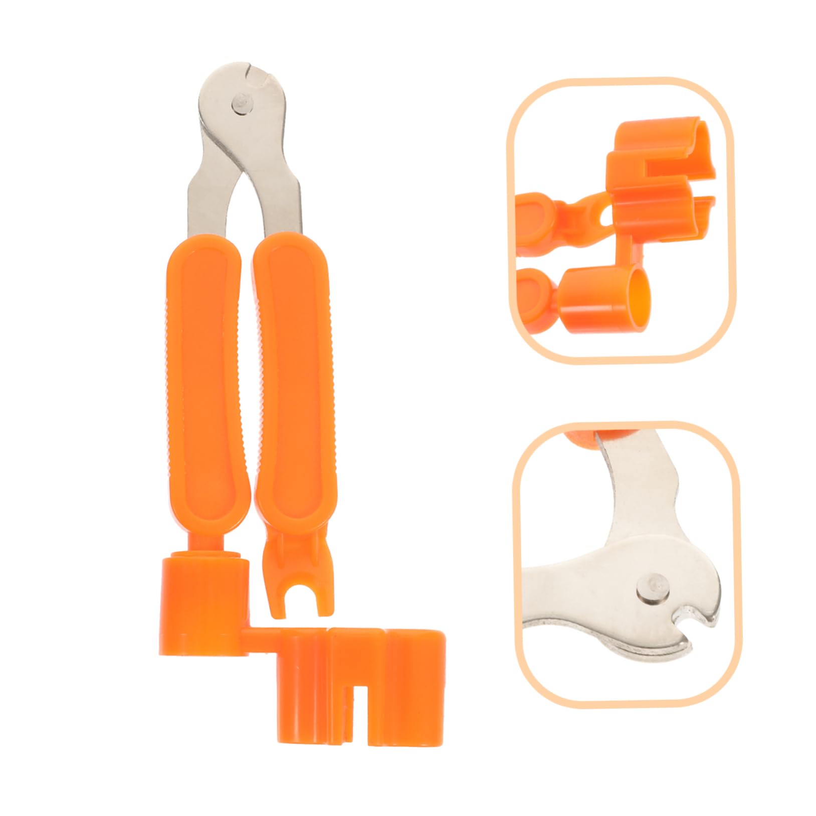 Totority Guitar Restringing Kit Steel String Cutter Guitar String Tool Kit Bridge Pin Puller Bass