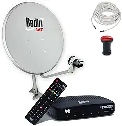 Kit Antena Parabólica Digital c/Receptor Sat HD Regional BS9900 Bedin