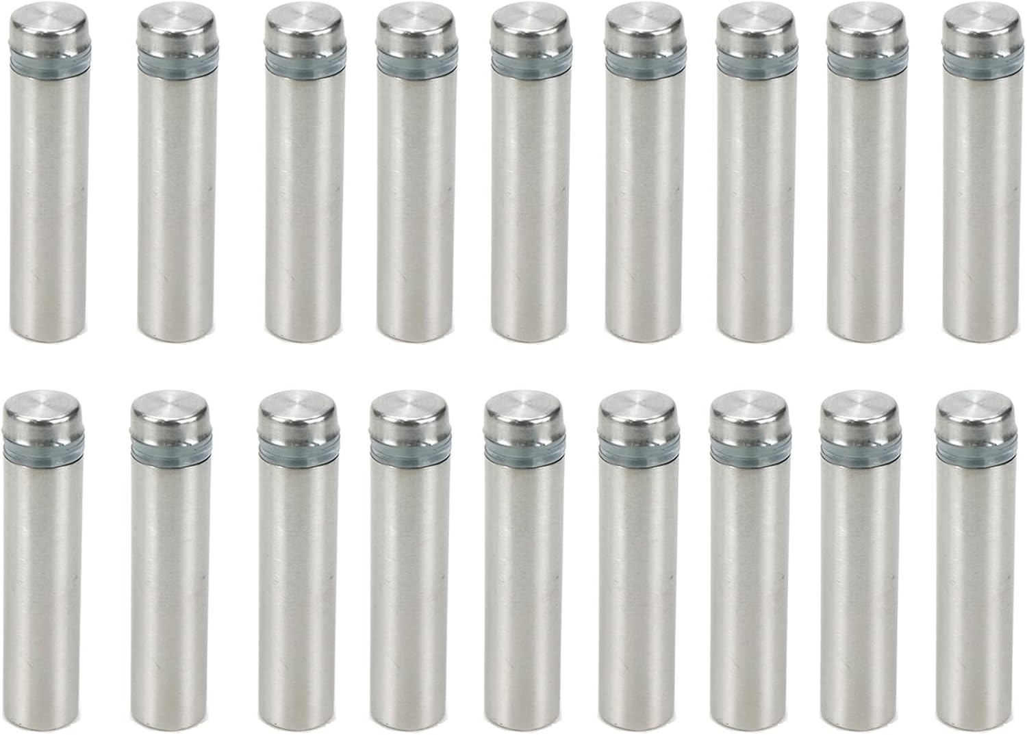 Rannb Glass Standoff Bolts Advertising Screw Nails 12mm/0.47" Dia 50mm/2" Length