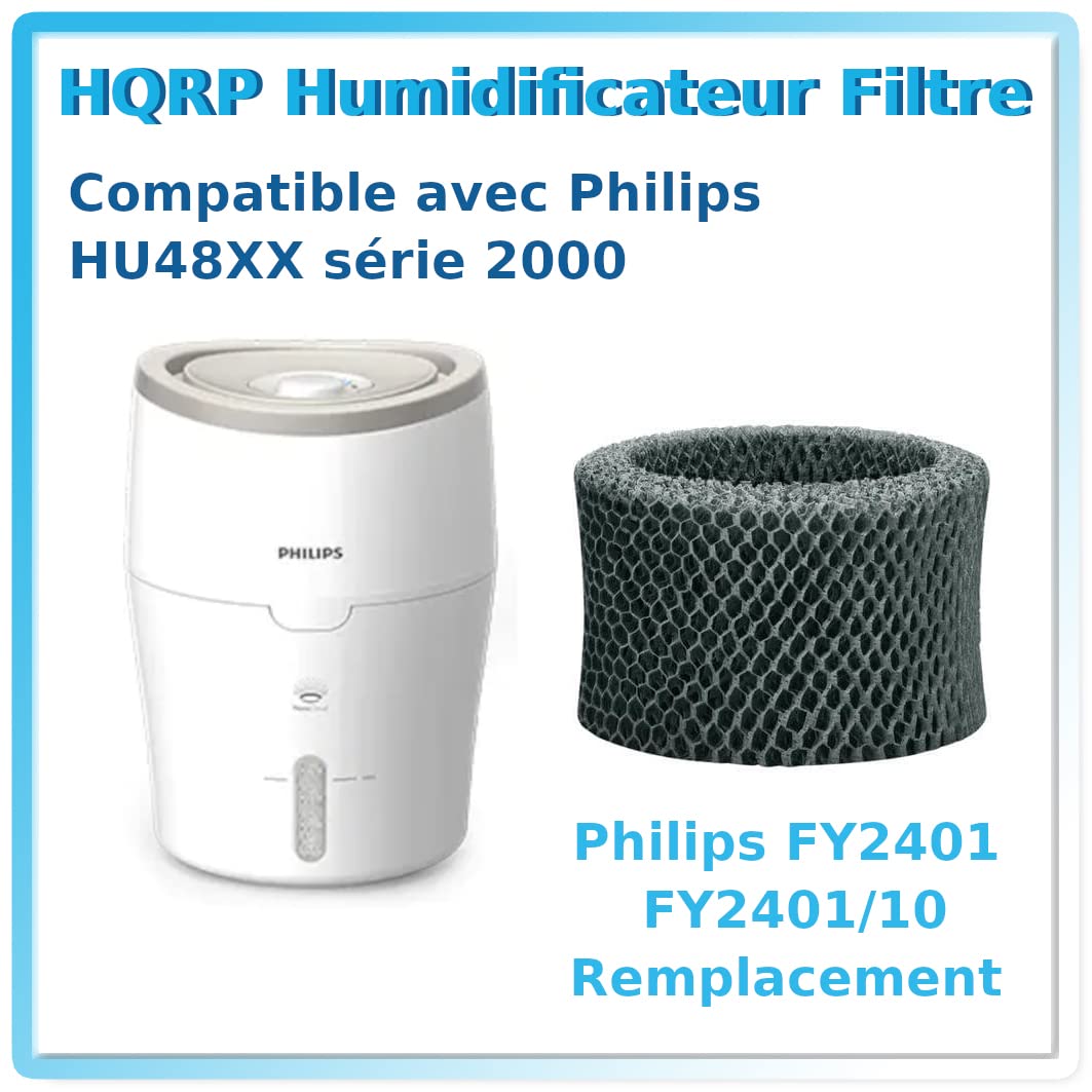 Filtres HEPA De Rechange PUREBURG Lot De 2 - Compatibles Philips AMF220, FYM220/30, Purificateur 3 En 1
