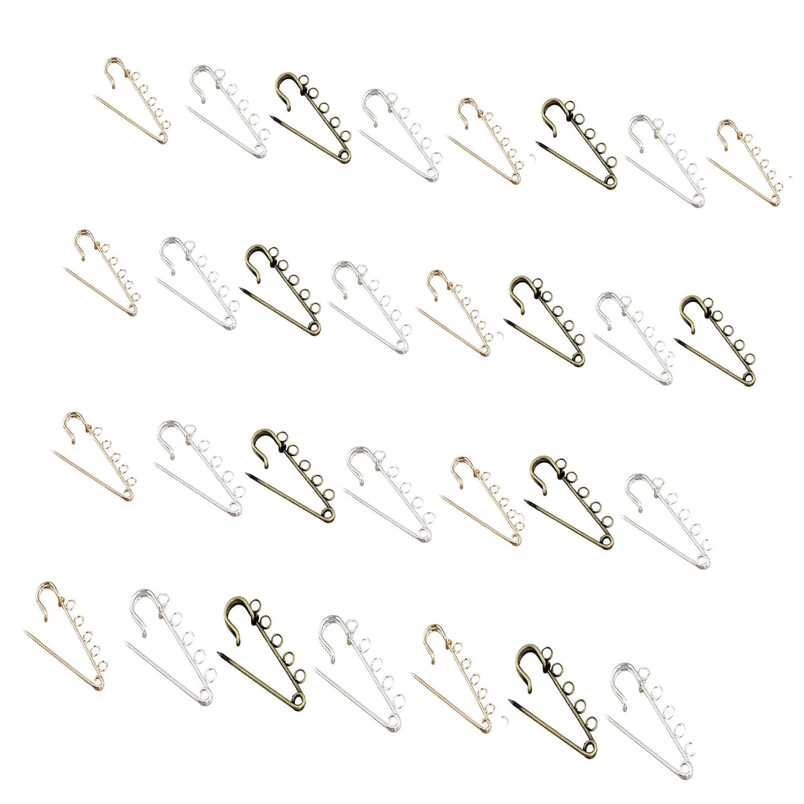 Tsophreniq Decorative Big Pin Craft of Sturdy Alloy for Craft and Professional Tailors Jewelry Making Supplies