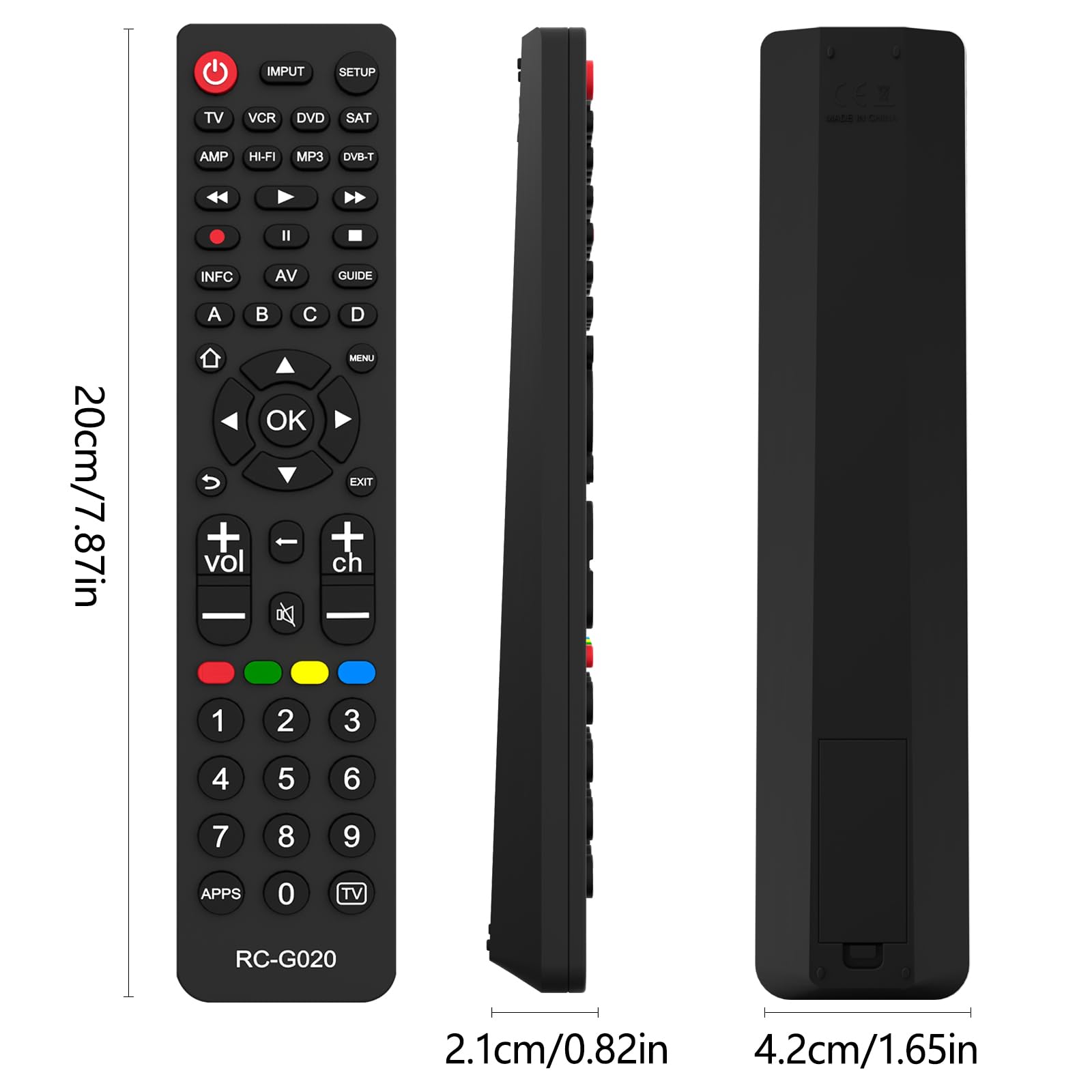 Télécommande Universelle Compatible avec Toutes les Marques de TV