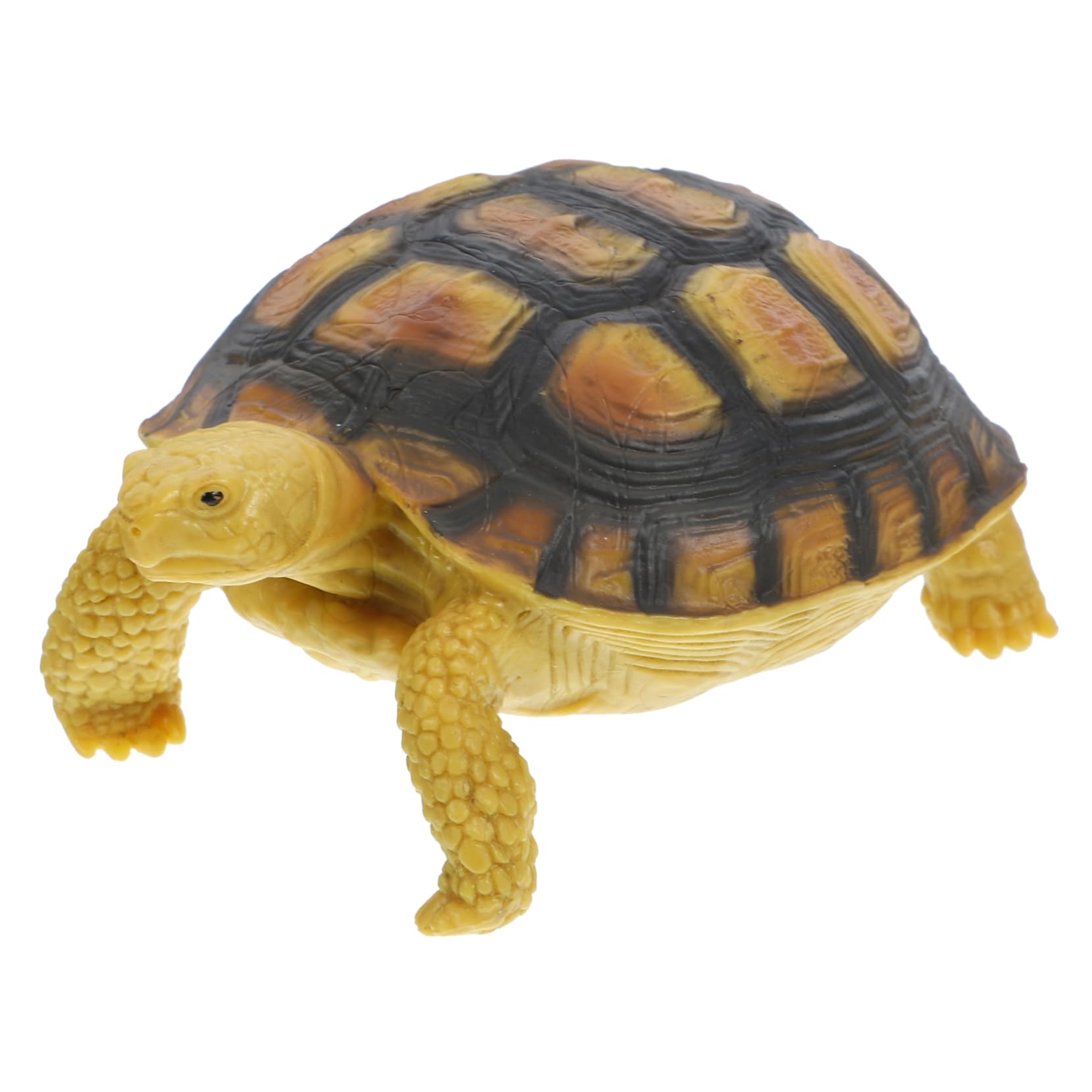 WOONEKY Tortoise Model Animals Decor Land Turtle Figurine Land Tortoise Cognitive Toy Fake Tortoise Figurine Land Tortoise Toy Realistic Animal Toys Toy Turtle Figurine Turtle Toys Plastic