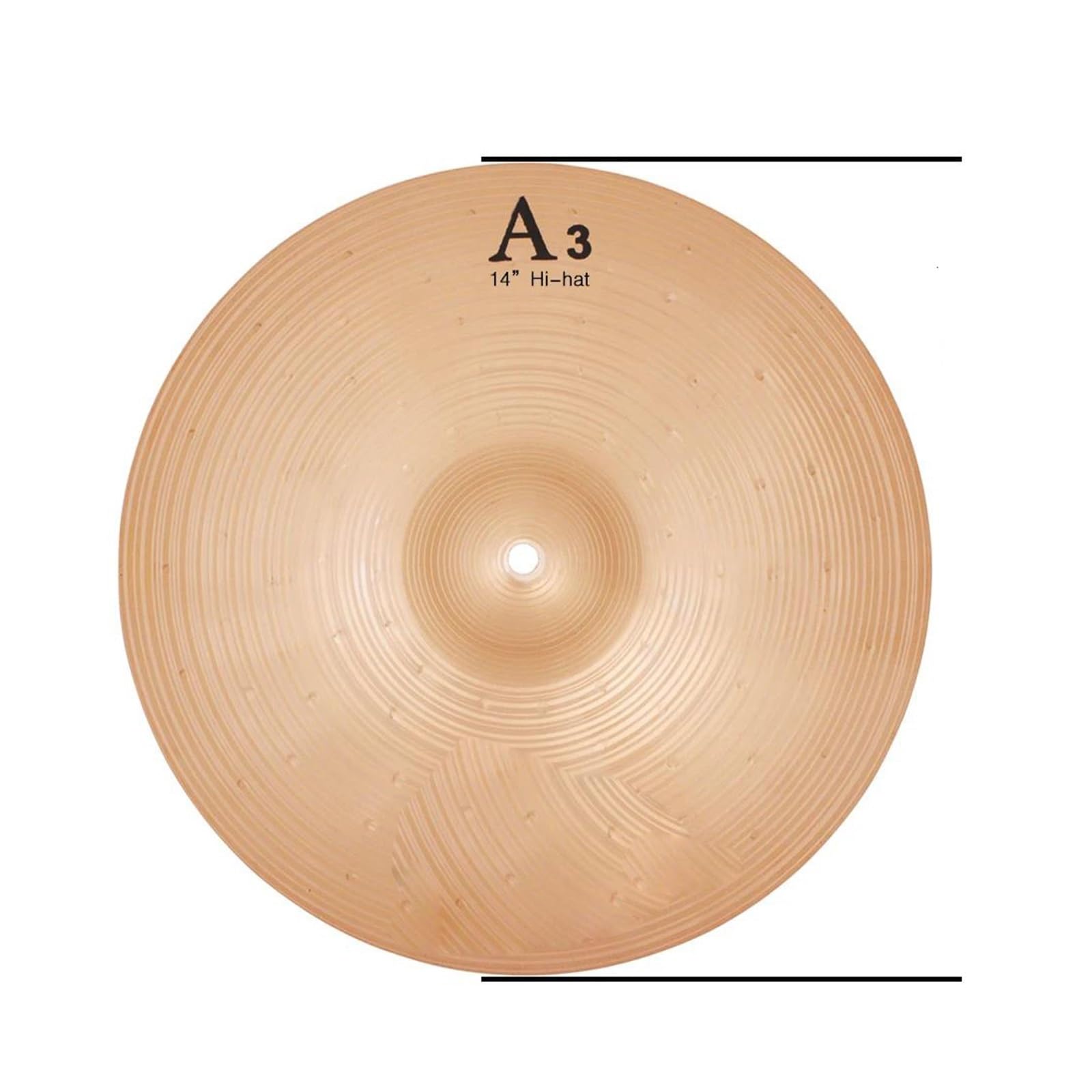 Miłośnicy Muzyki Talerz Crash Cymbal Gong 8 10 12 14 Cali Dla Graczy Początkujących Instrumenty Perkusyjne Akcesoria Zestaw Perkusyjny Hi Hat(14 inch)
