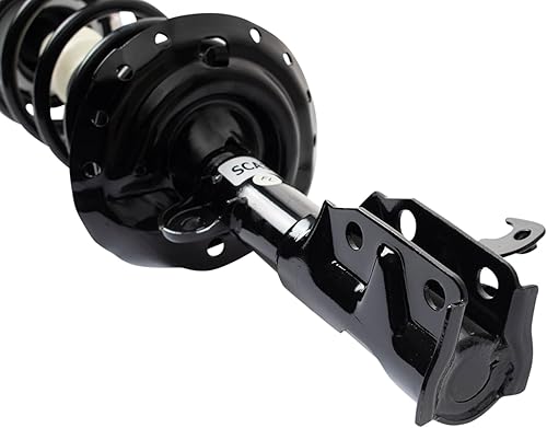 Miniatura 491 de TRQ Kit de suspensión delantera, conjunto de amortiguadores y resortes, barra estabilizadora, enlace estabilizador compatible con Chevrolet