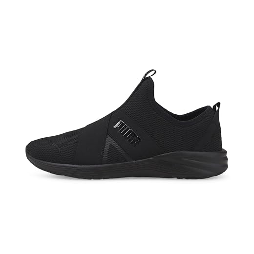 PUMA Women's BETTER FOAM PROWL SLIP-ON MOLTEN METALS Sneaker, PUMA Black-PUMA Gold-Ash Gray, 8.5