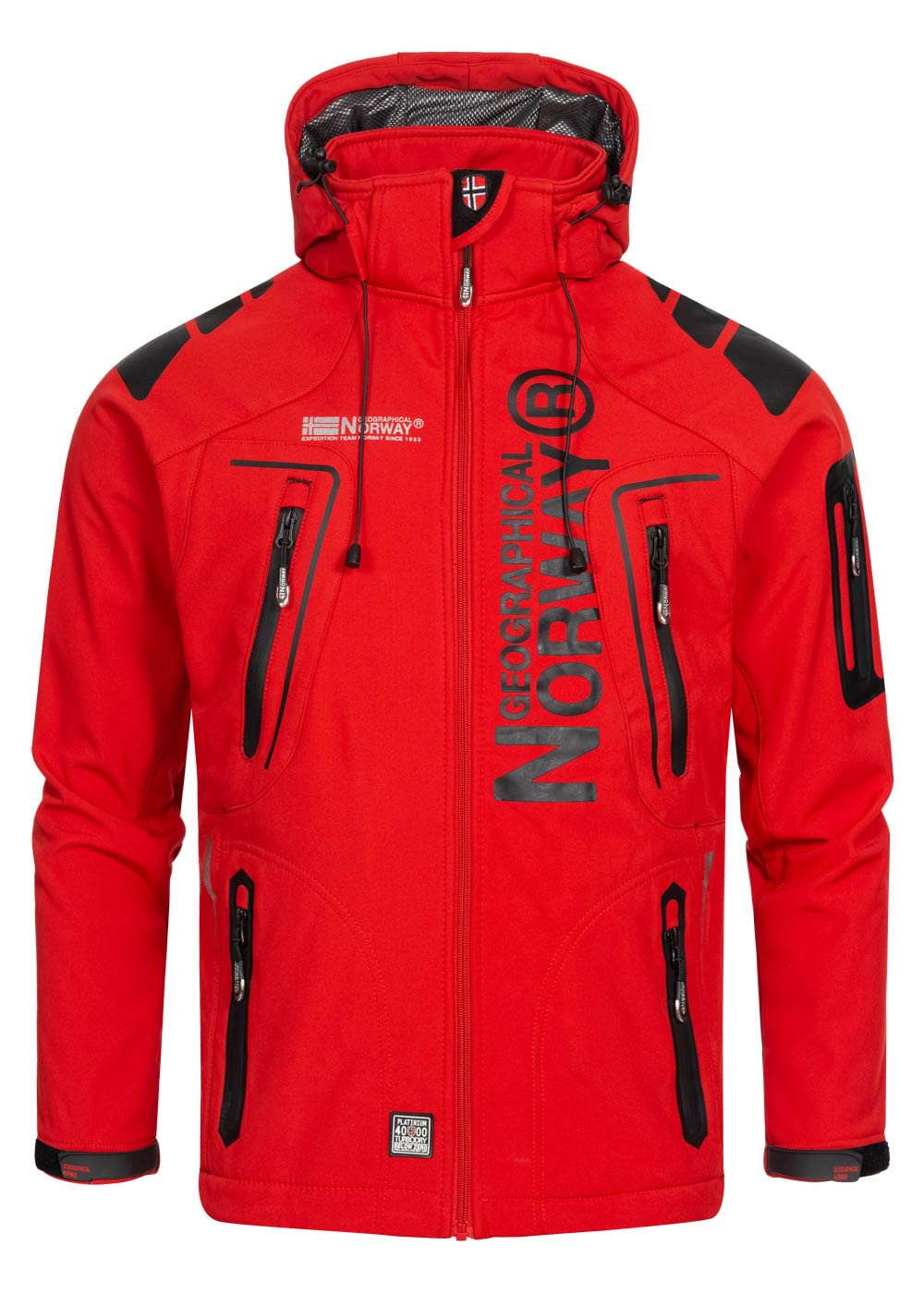 Geographical Norway Kurtka softshell Mężczyźni tambour