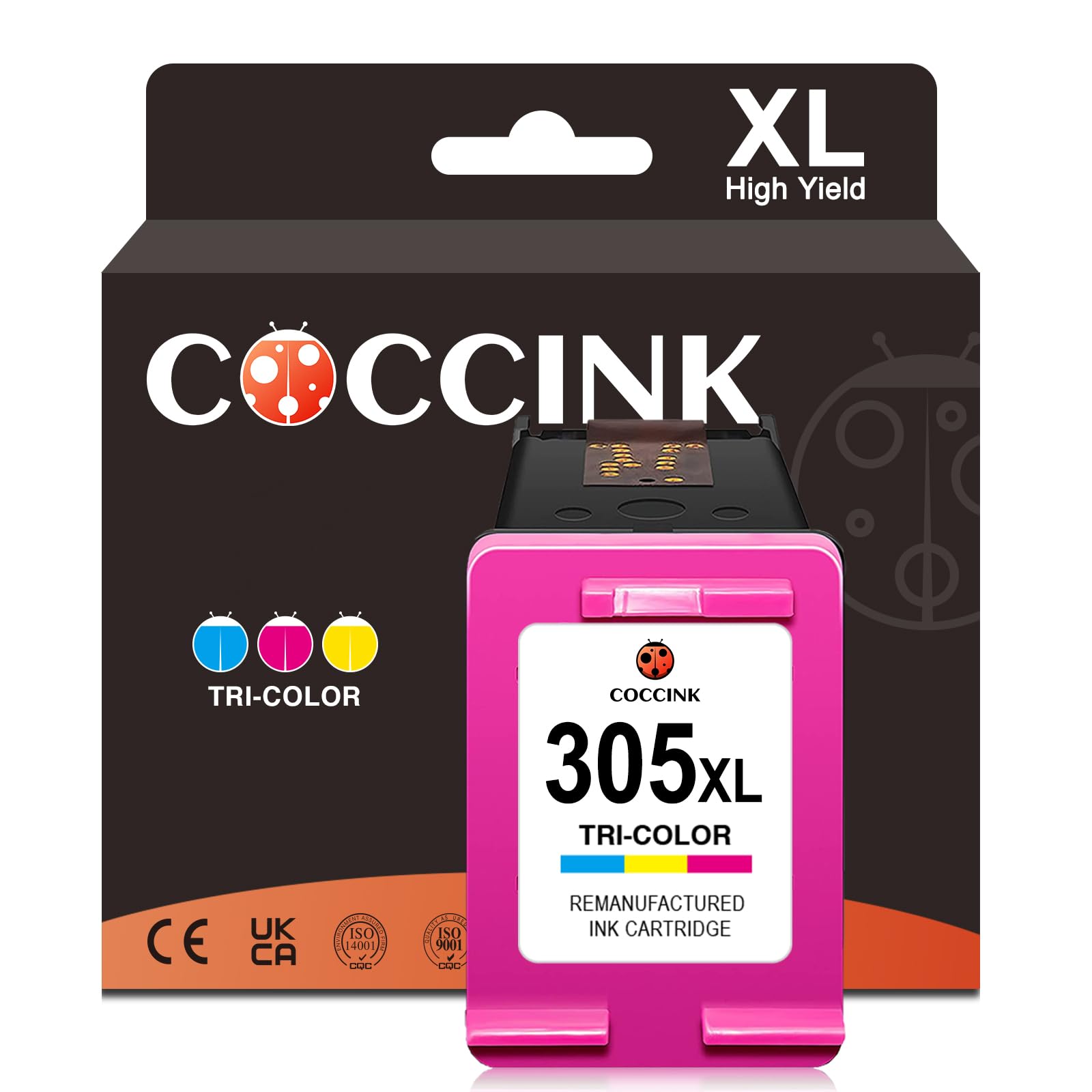 Cartouches D'encre 305XL Compatibles HP – Noir Et Couleur, Haute Capacité, Pour Deskjet Et Envy