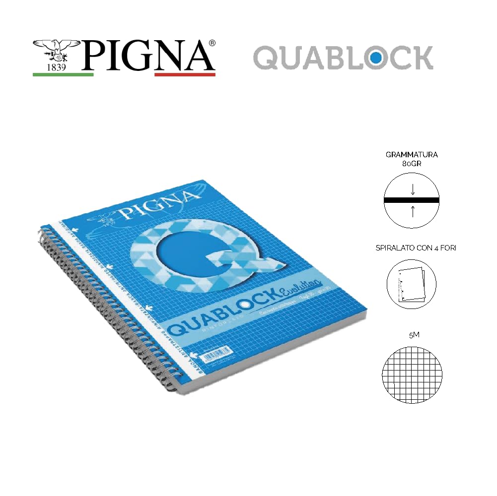 Quablock Evolution 5 Zeszyty w kratkę