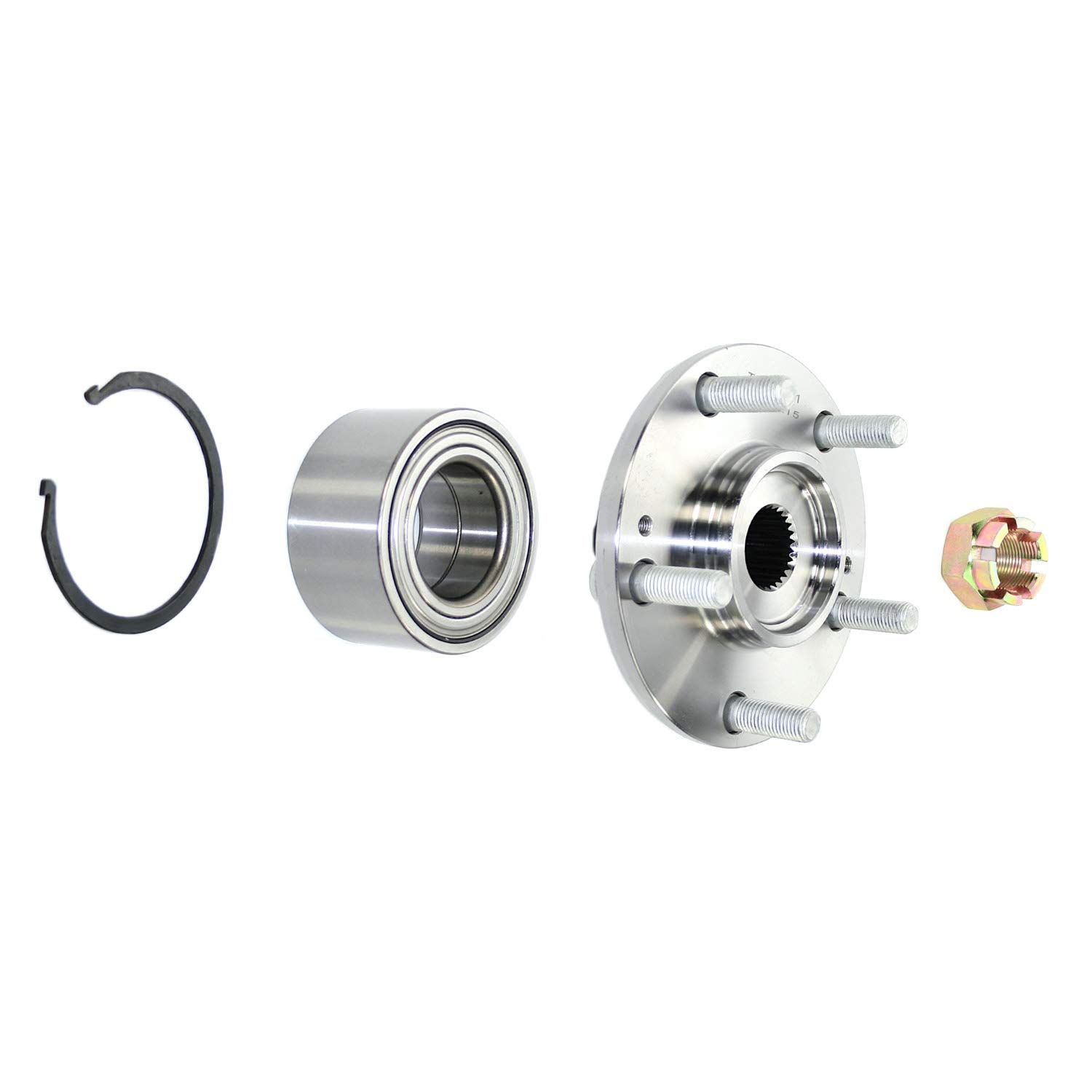 DuraGo Front Wheel Hub Assembly - Premium Replacement Hub For Smoother Ride & Better Fuel Economy