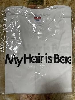 Amazon.co.jp: My Hair is Bad LOGO ロゴ Tシャツ 白 M マイ