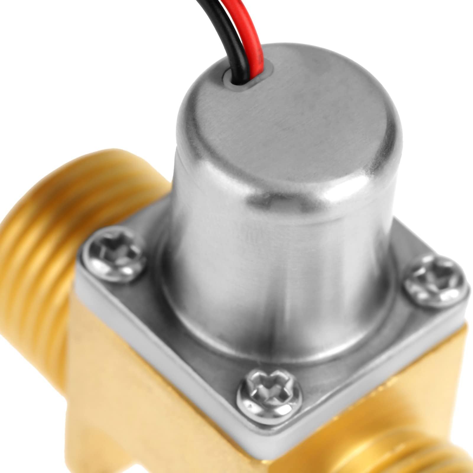 Impulsowy Zawór Elektromagnetyczny Przepływu Wody Zawór Elektromagnetyczny z Mosiądzu 4,5 V
