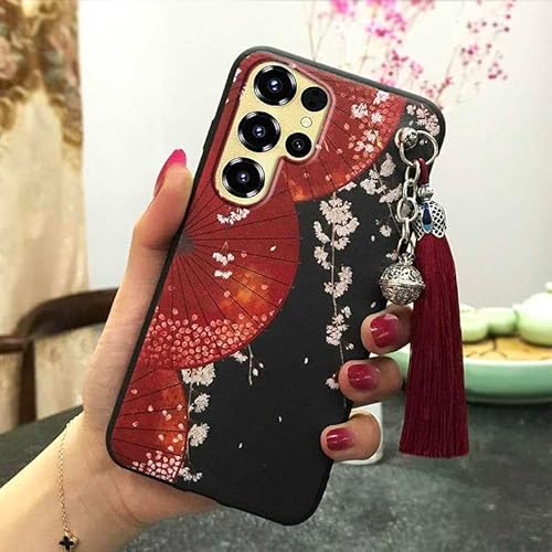 Phone Case Compatible with Oukitel C68, Anti-knock Durable Chinese Style Protective Waterproof Anti-dust Bell Dirt-resistant TPU