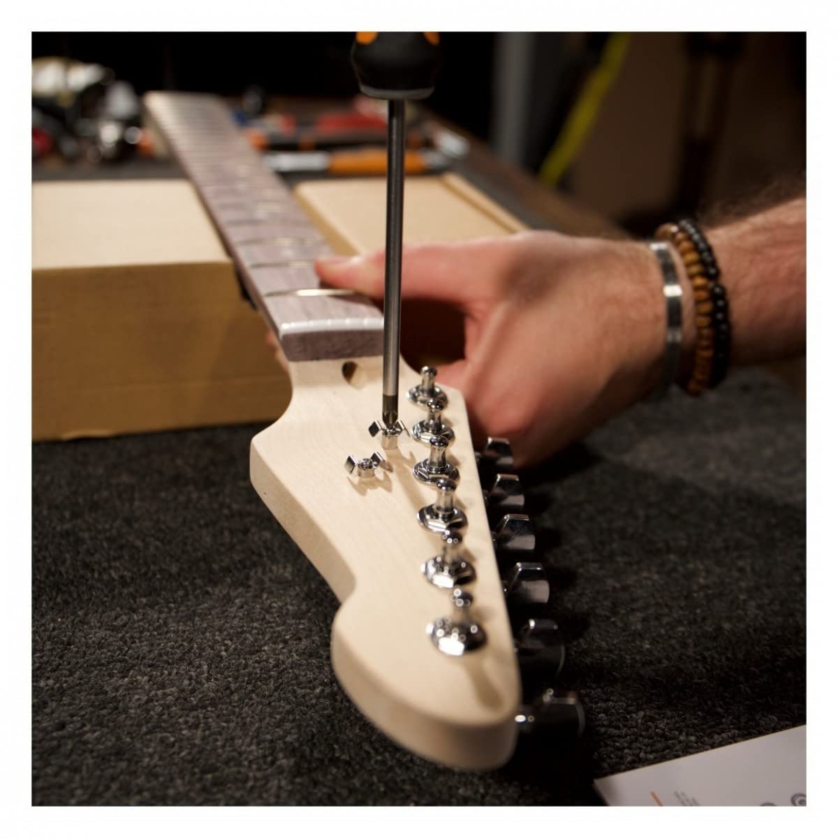 Chitarra elettrica All In One DIY Kit con corpo in stile Telecaster
