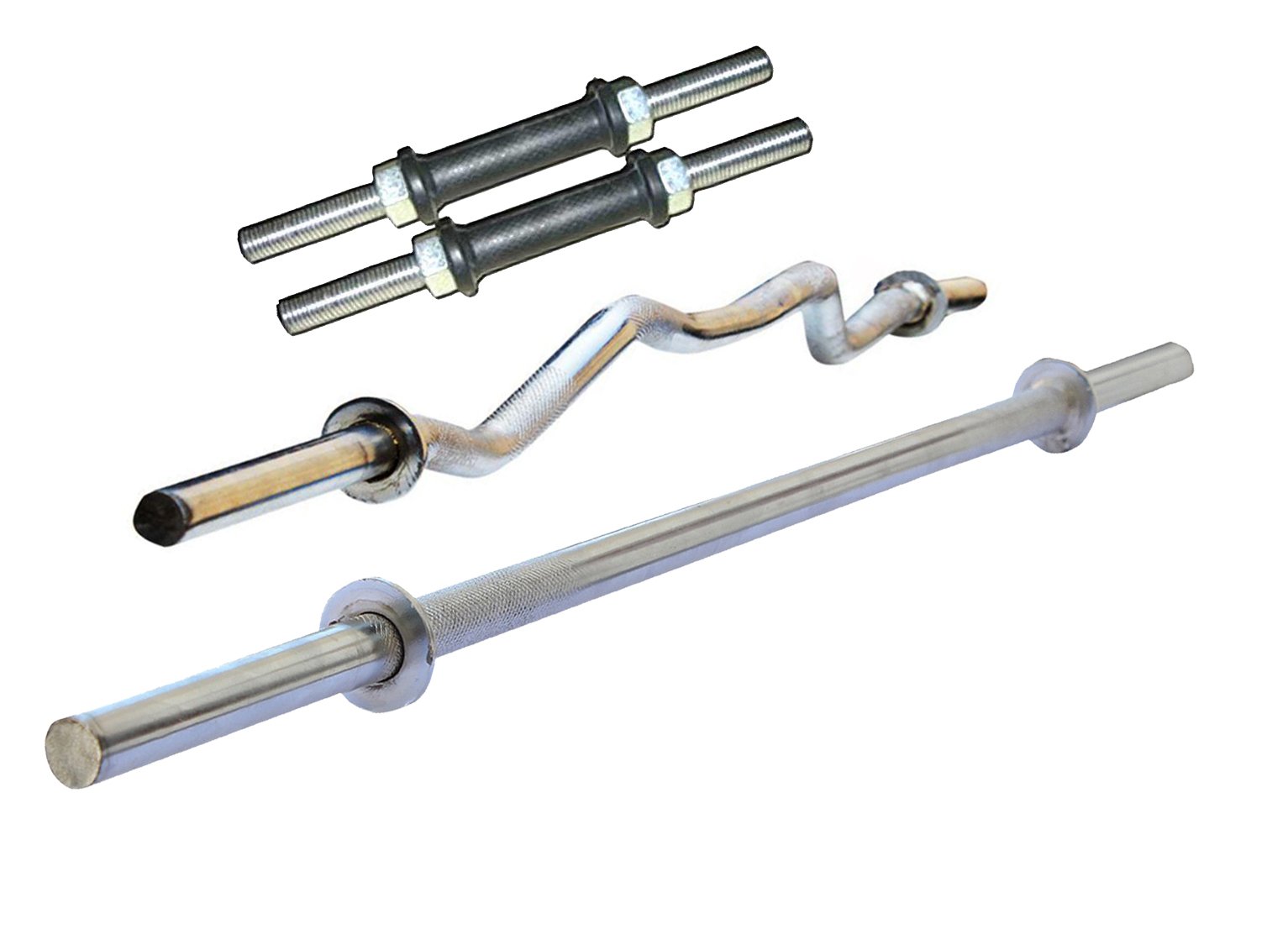 LAVENIR Premium 3ft. Weight Lifting Curl Rod + 3ft. Straight Rod with Clamps & 2pcs. 14inch Dumbbell Rods with Nuts (B07D4PYW49) Amazon Price History, Amazon Price Tracker